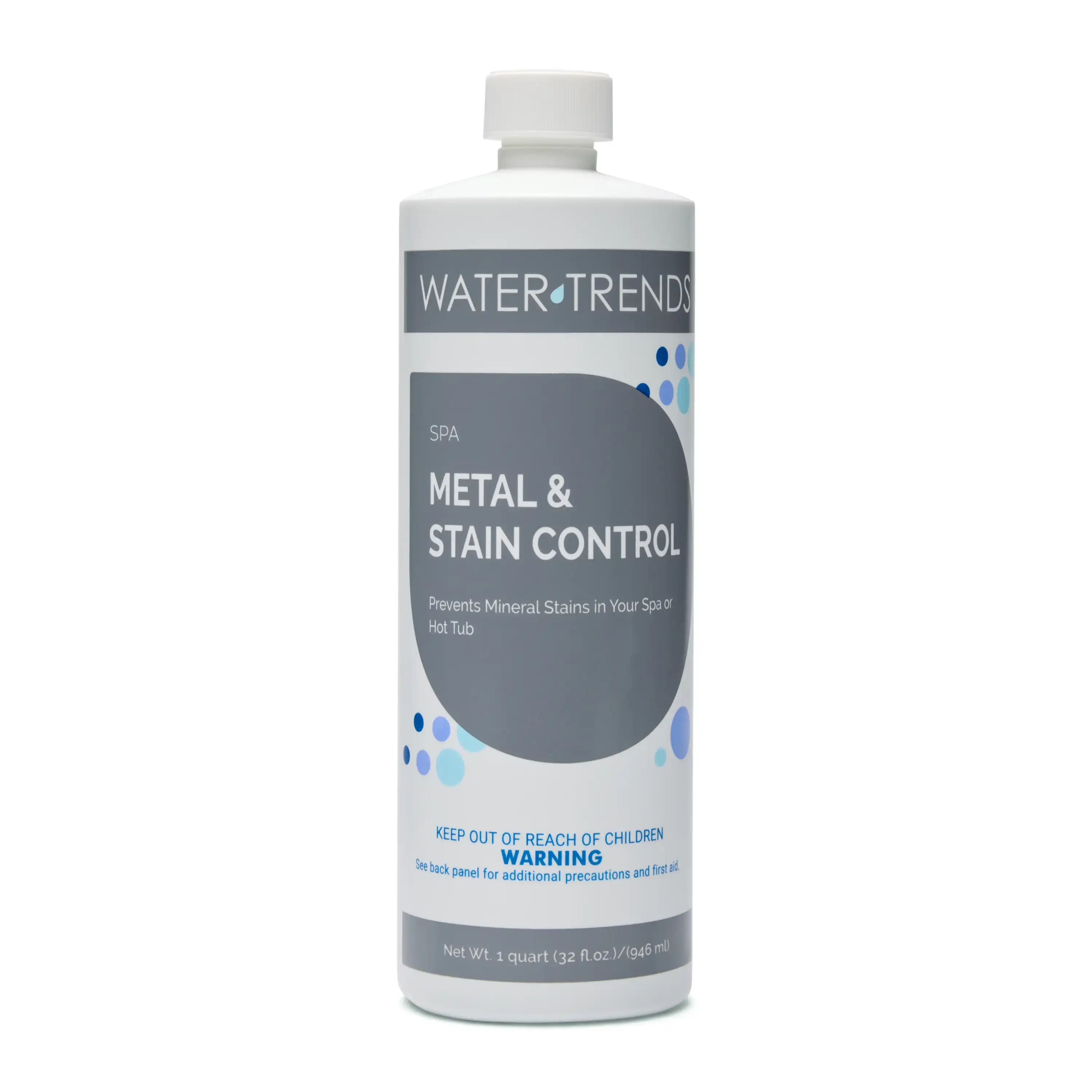 1 Quart Of WATER TRENDS Spa Metal & Stain Control