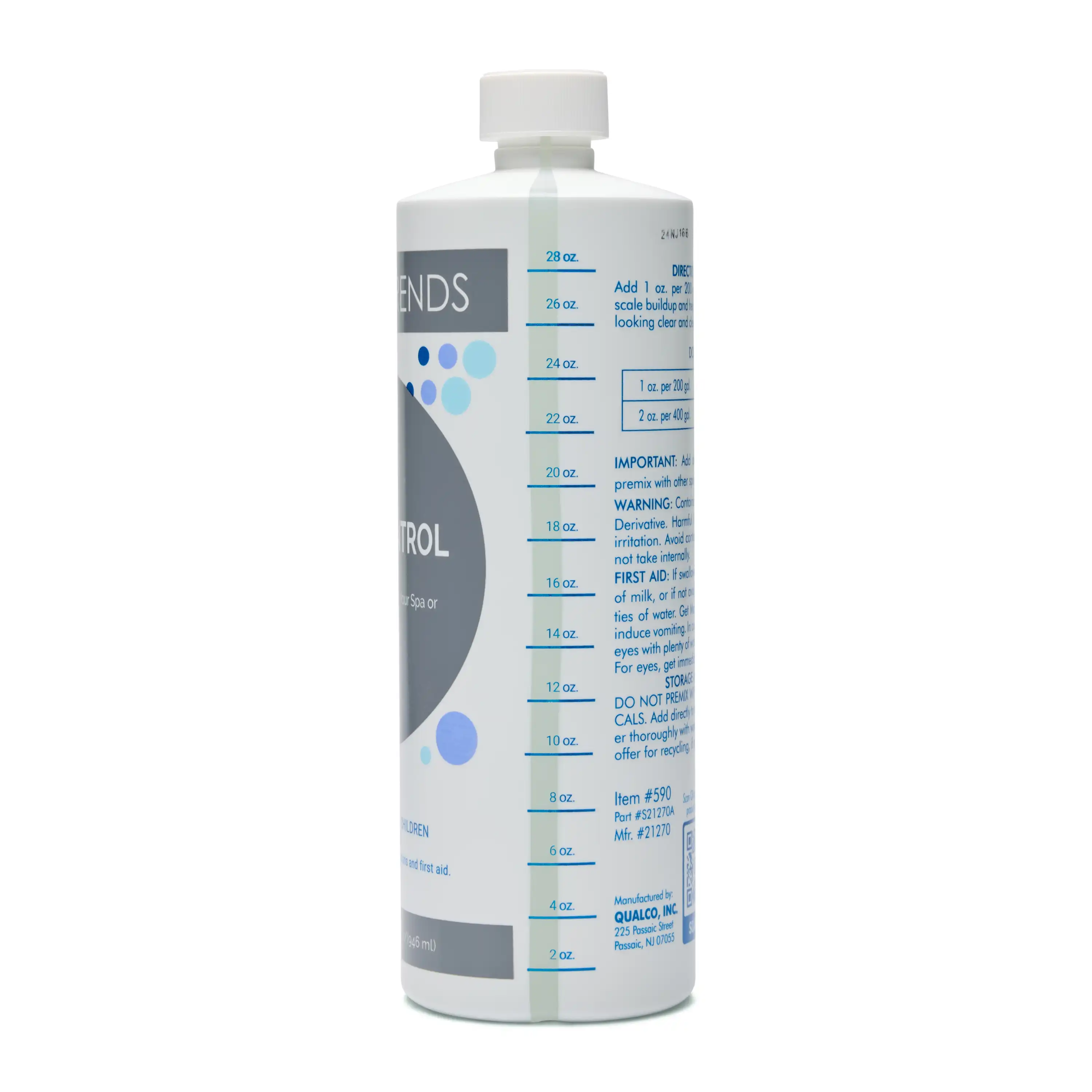 1 Quart Of WATER TRENDS Spa Metal & Stain Control - Image 2