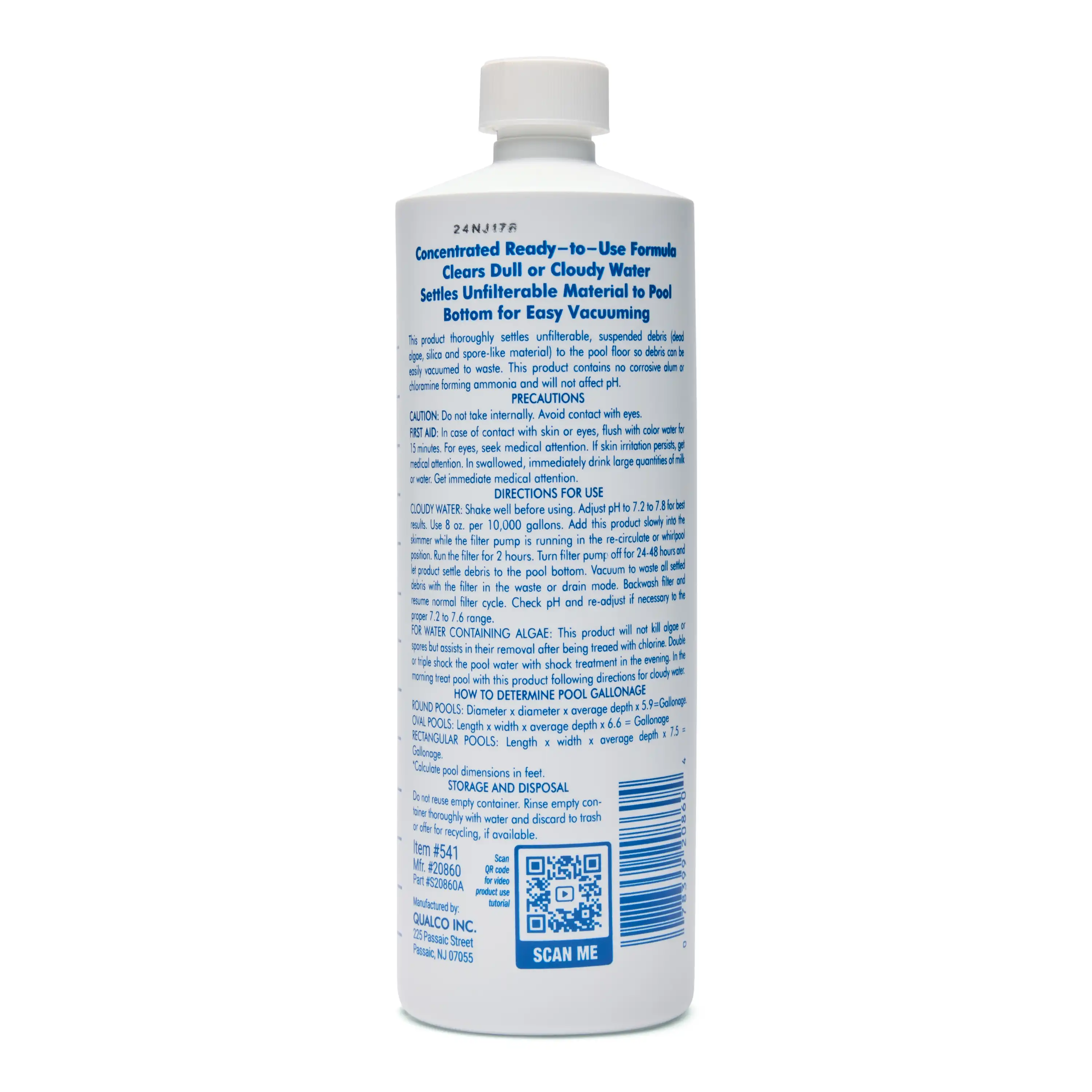 1 Quart Of WATER TRENDS Super Floc - Image 3
