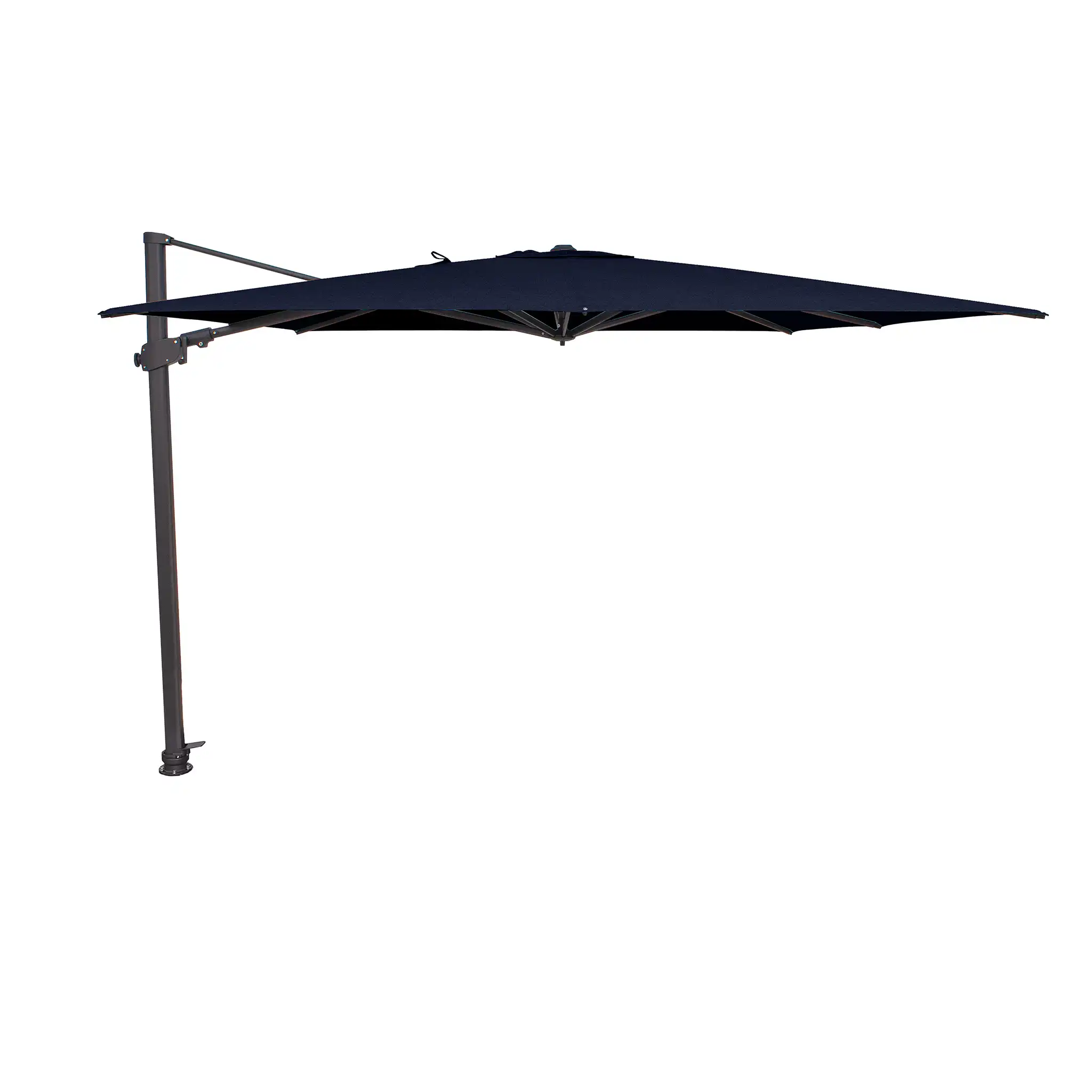 10' Classic Square AKZ Tilting Cantilever Umbrella - Navy - Image 4