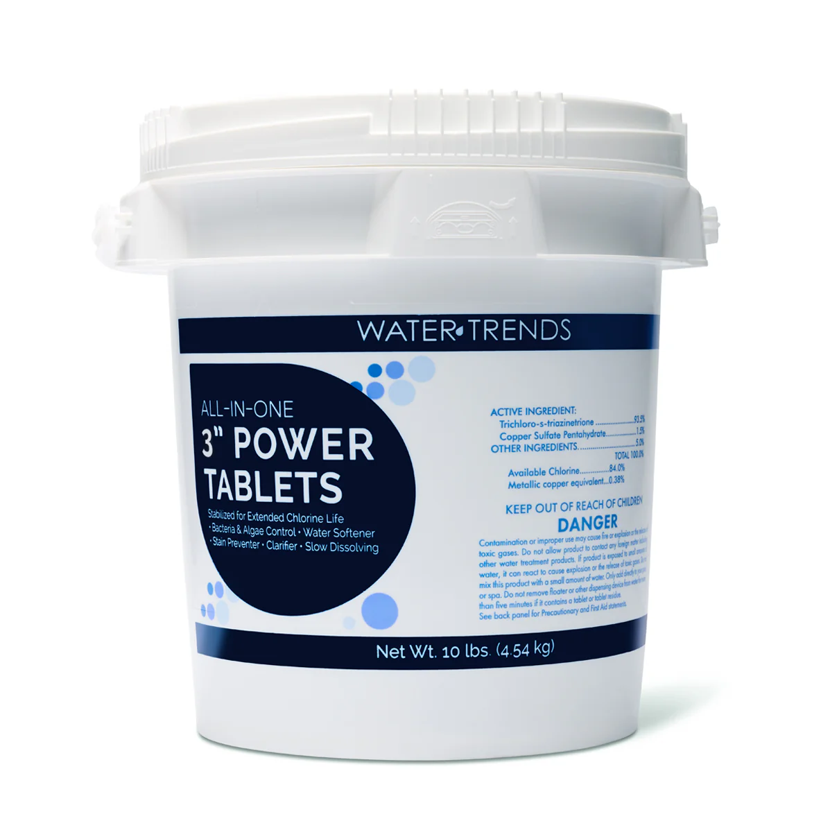 10 lbs. Of WATER TRENDS 6-in-1-3" Power Tabs
