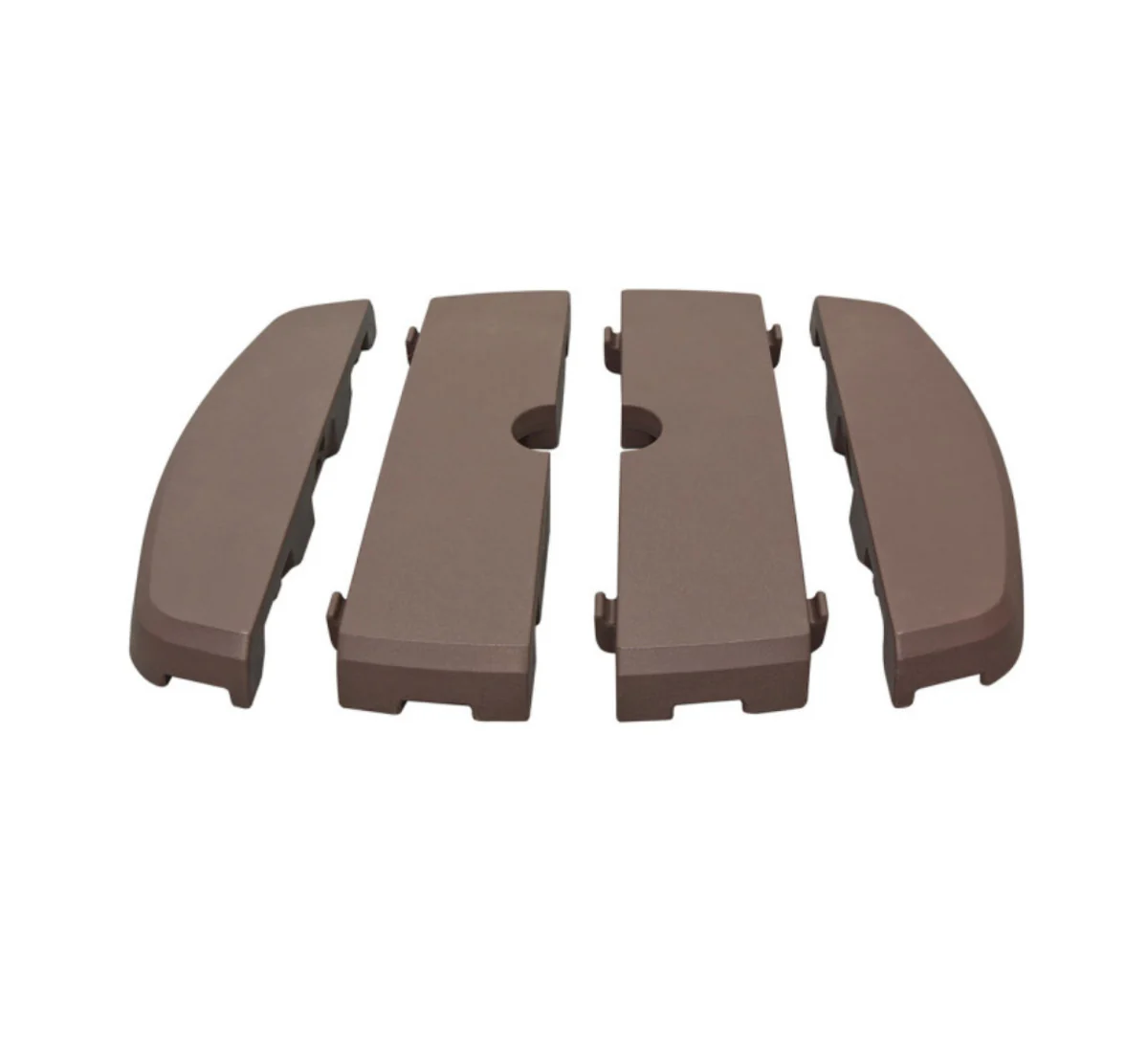 10' Classic Octagon Left-To-Right Tilt Cantilever Umbrella - Walnut - Image 4