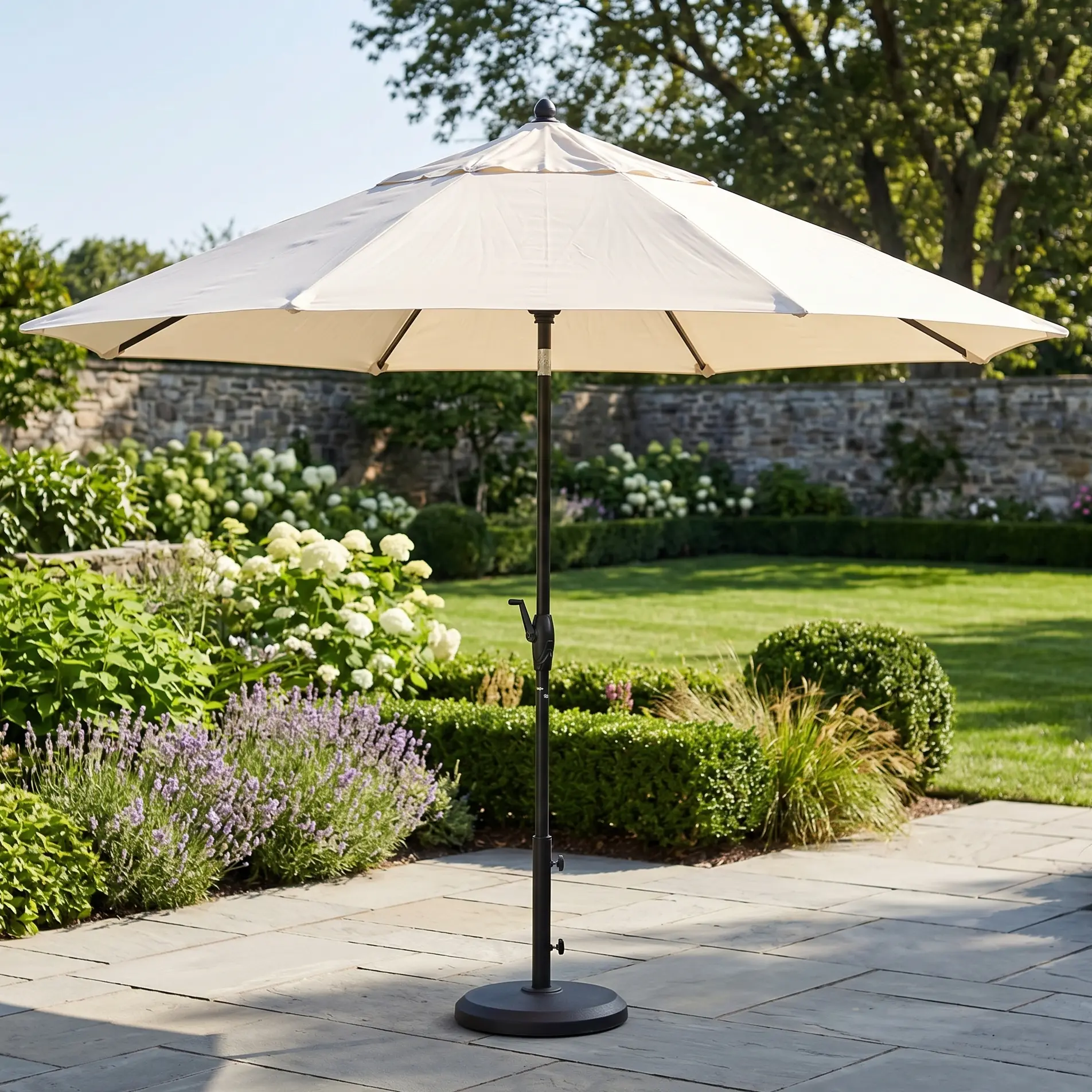 11' Designer Umbrella - Natural