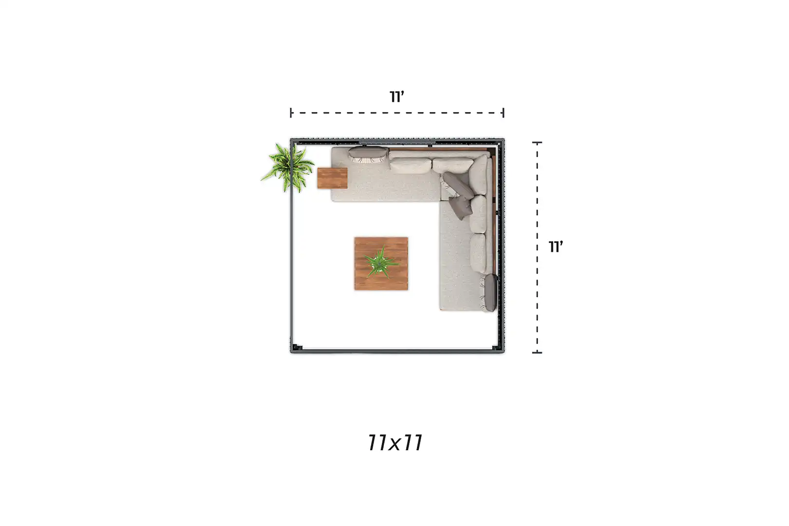 11'x11' Savannah W/ Privacy Drapes & Screens - Image 10