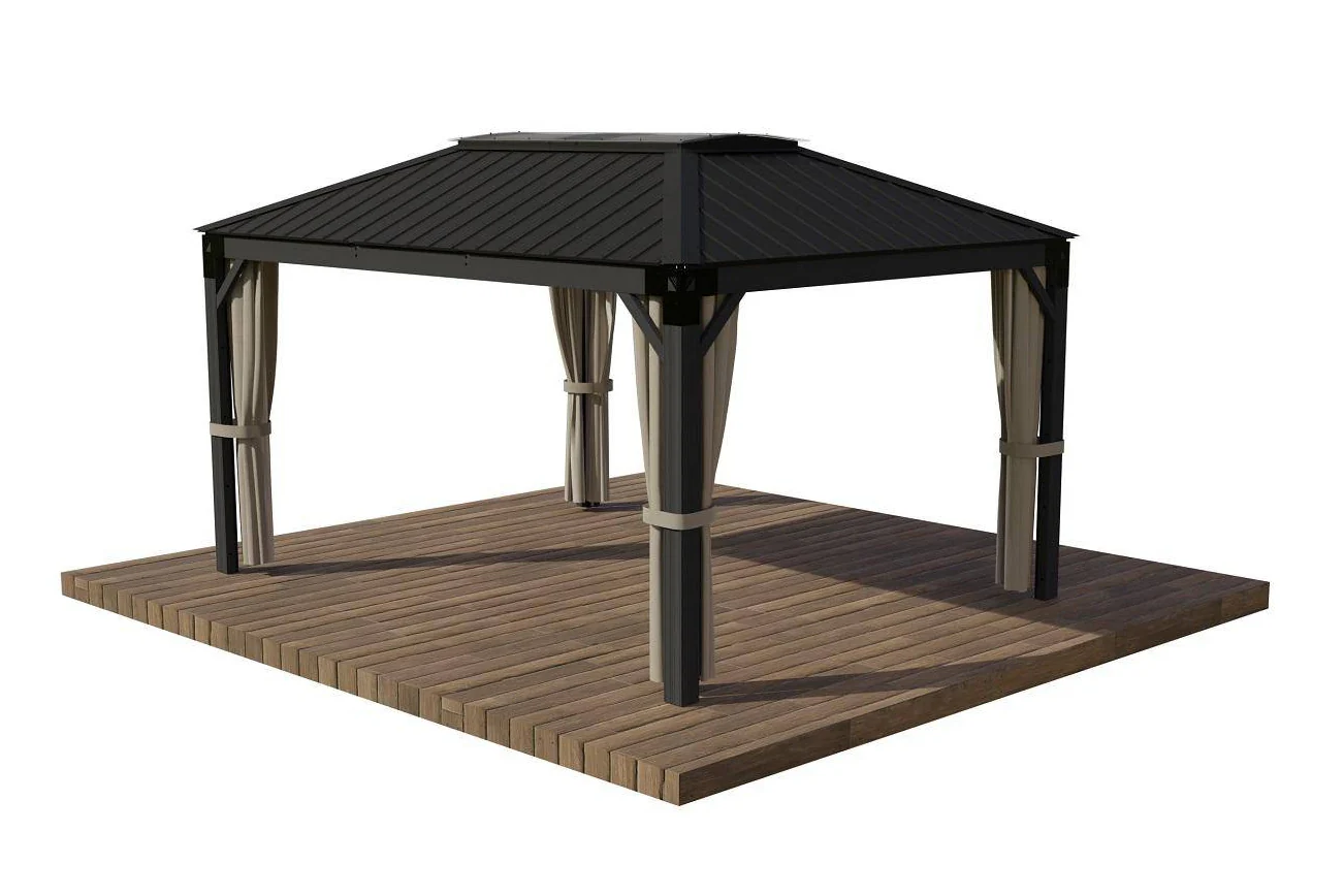 11'x14' Sequoia W/ Privacy Drapes & Screens - Image 9