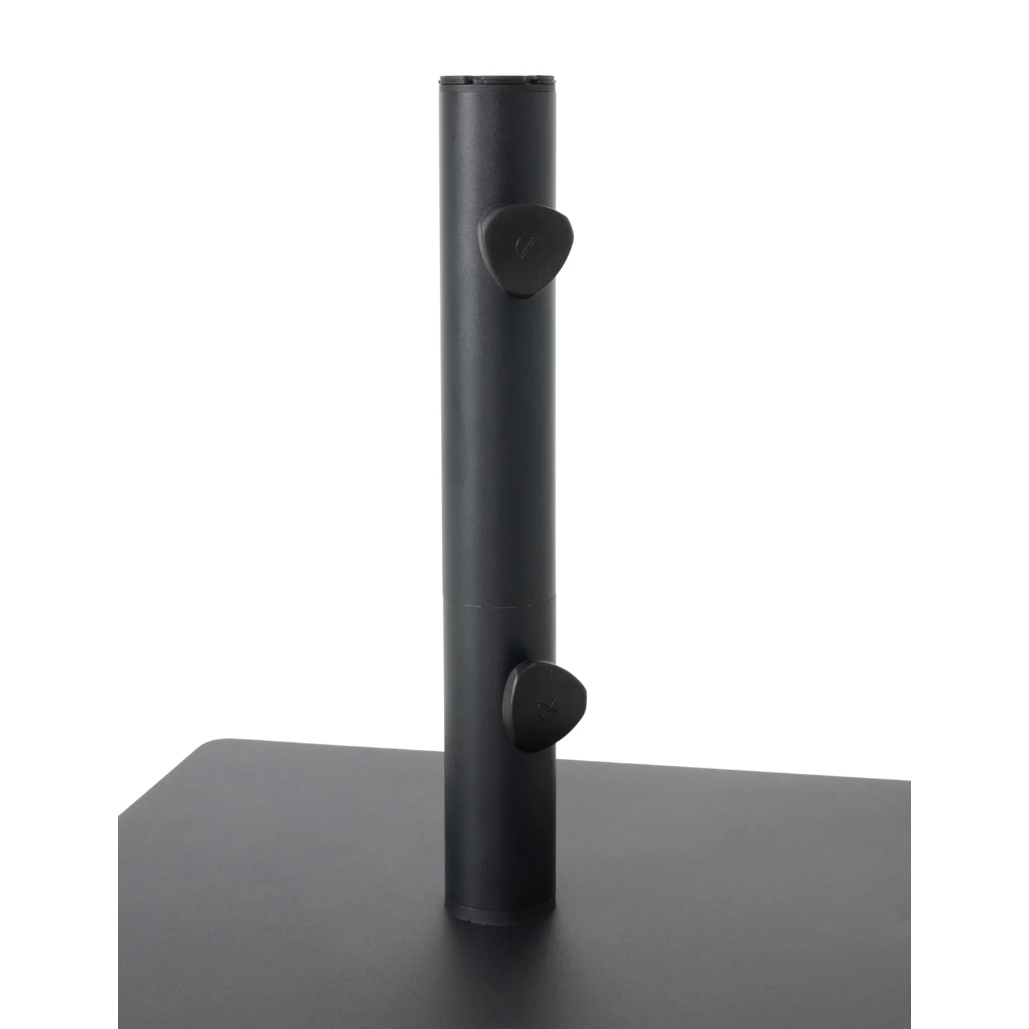 120 lbs. Steel Square Rolling Umbrella Base - Black - Image 4