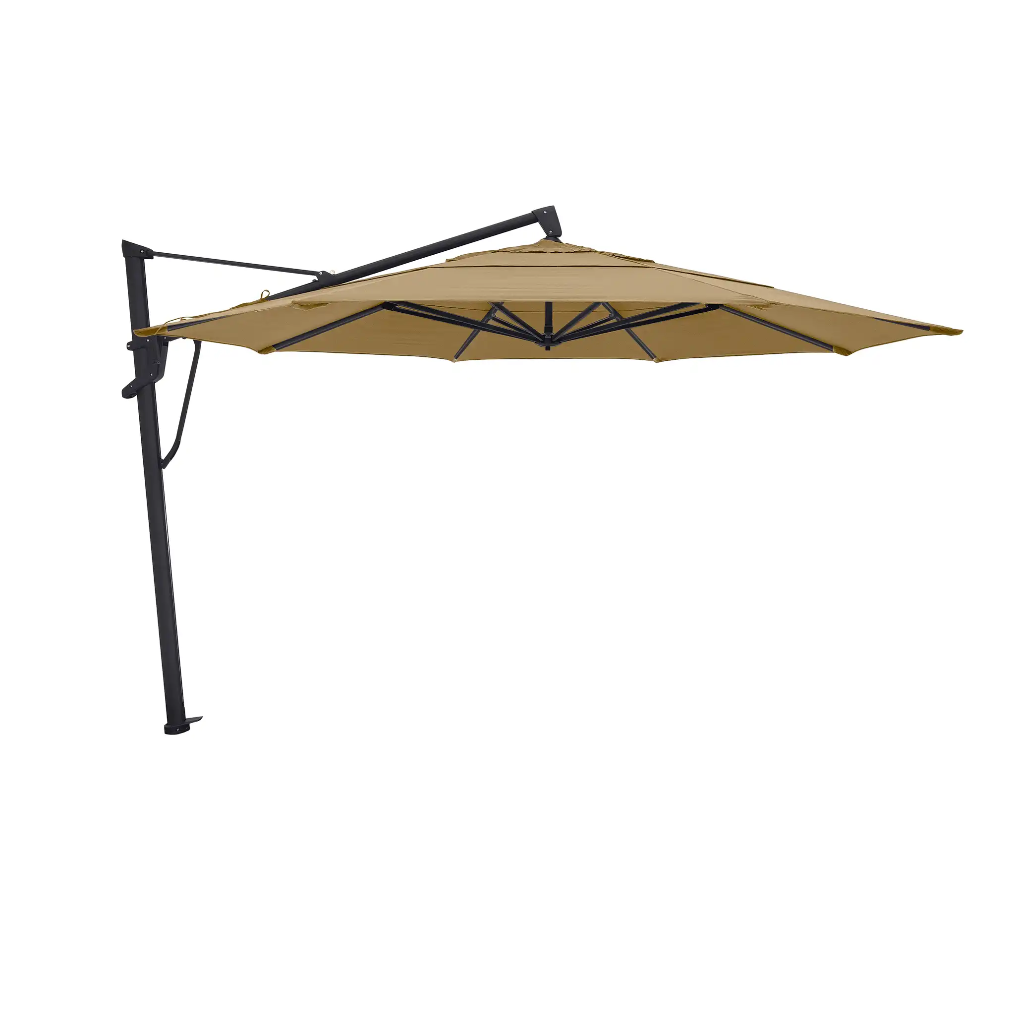 13' Designer Octagon AKZ+ Cantilever Umbrella - Heather Beige - Image 6