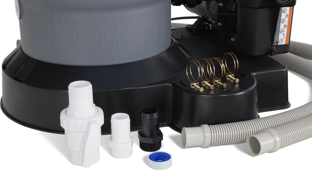 150 Swimpro 2HP Element System W/ Twist Lock Motor, Tank, Base, Cartridge, Fittings, & Hoses - Image 4