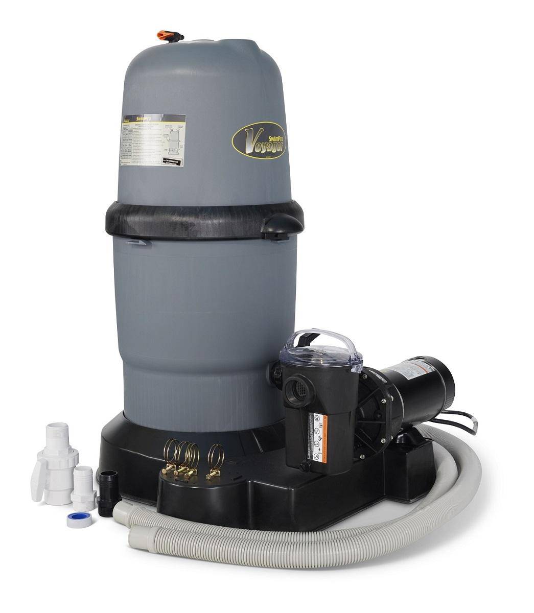 150 Swimpro 2HP Element System W/ Twist Lock Motor, Tank, Base, Cartridge, Fittings, & Hoses - Image 5