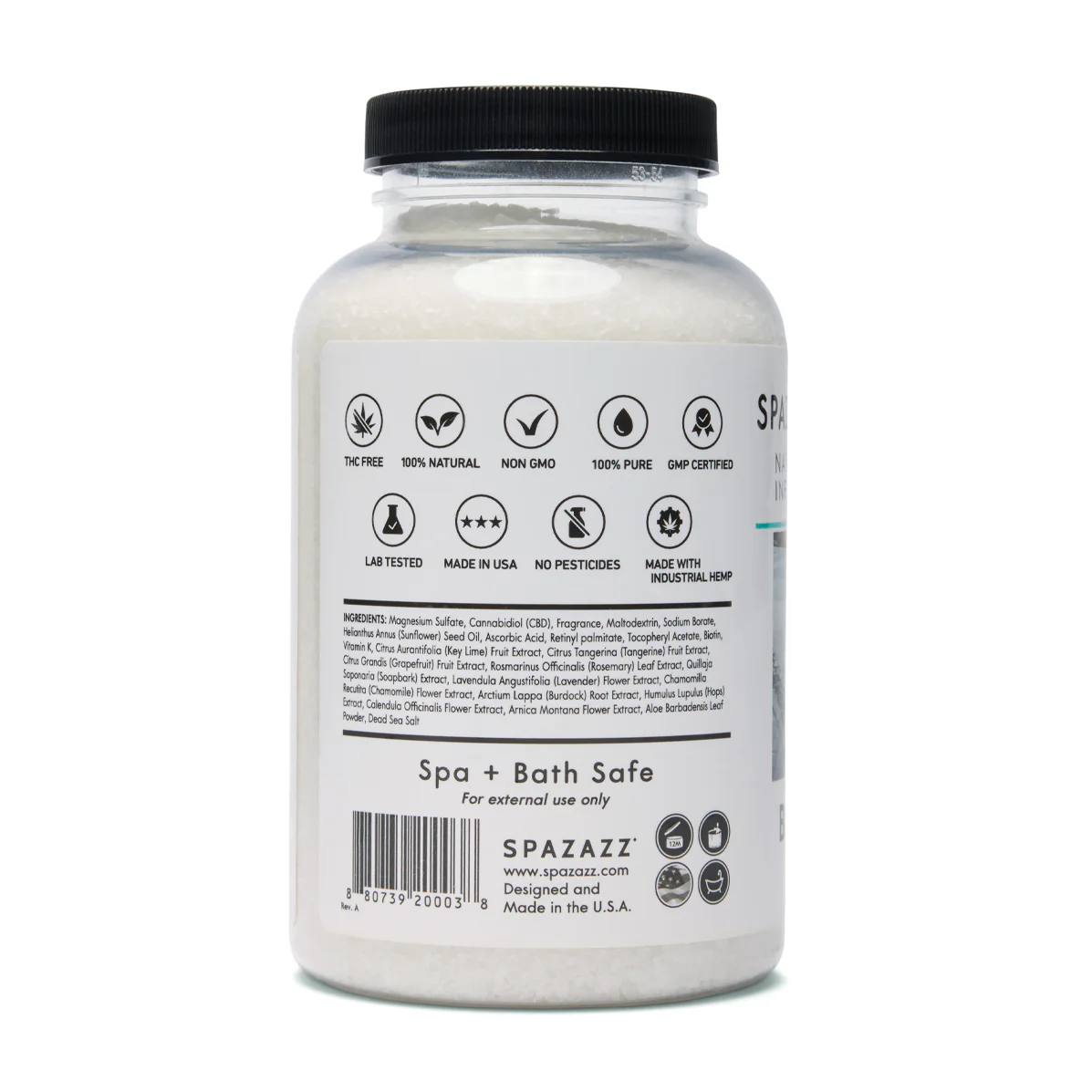 19 oz. Of Spazazz CBD Infused Balance Well Crystals - Image 3