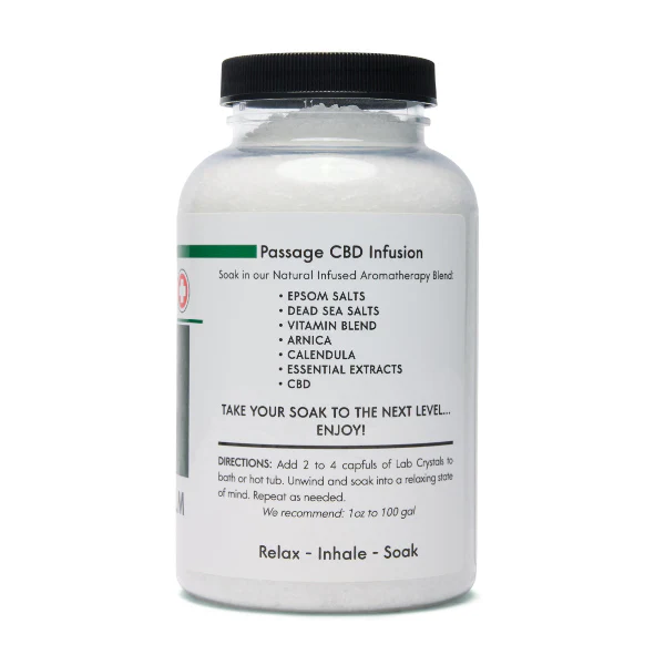 19 oz. Of Spazazz CBD Infused Passage Calm Crystals - Image 3