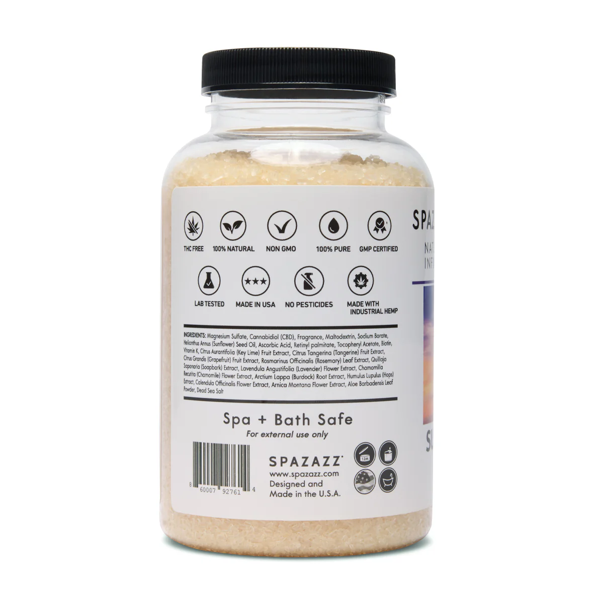 19 oz. Of Spazazz CBD Infused Sultry Allure Crystals - Image 3