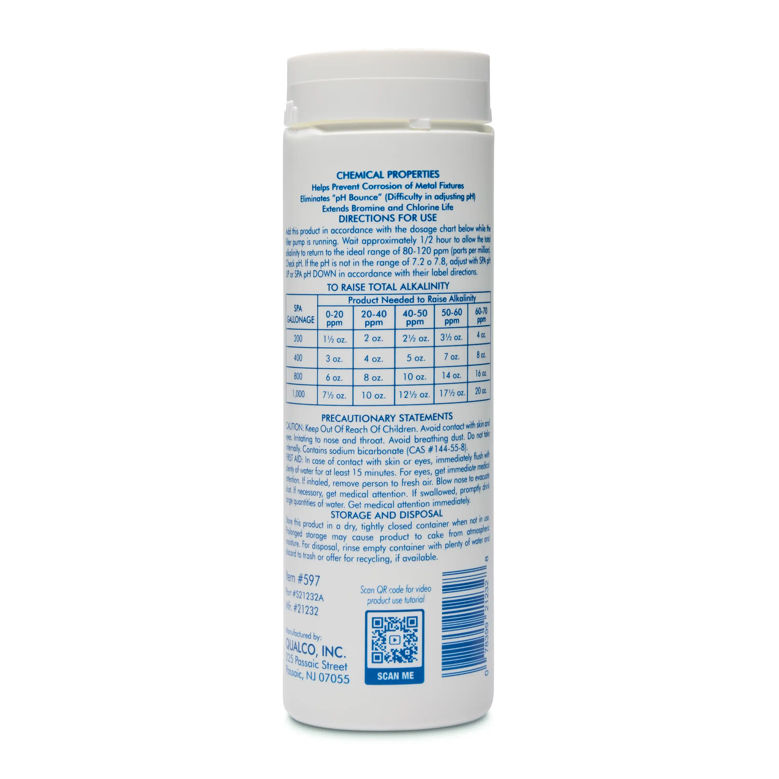 2 lbs. Of WATER TRENDS Spa Alkalinity Up - Image 2