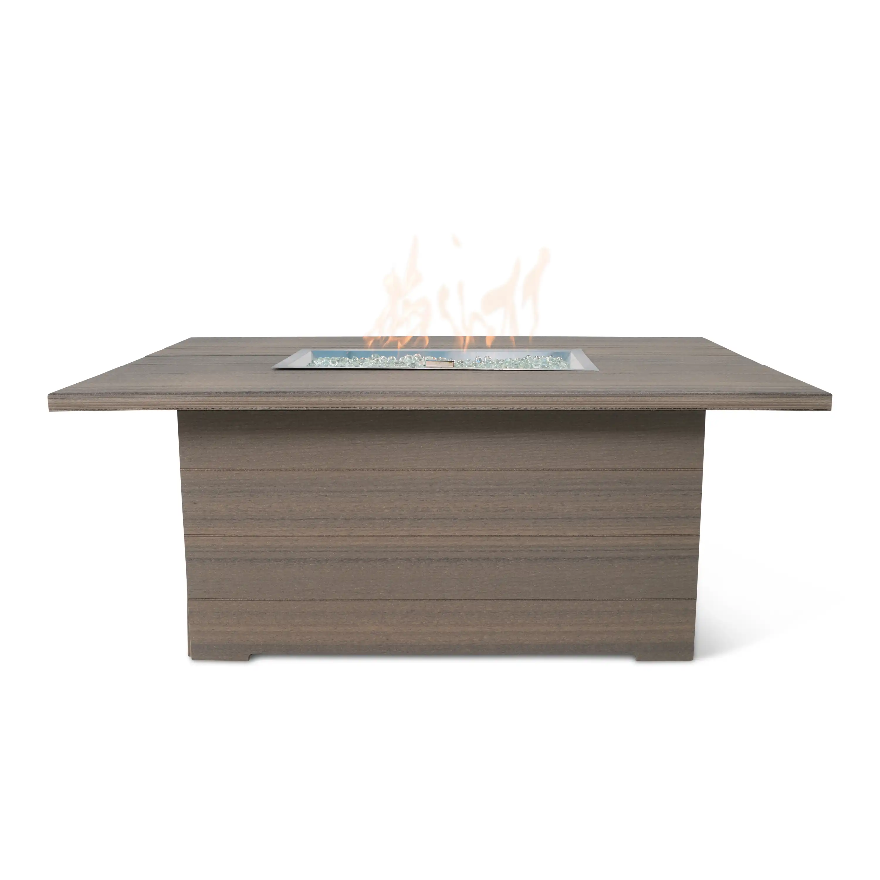 35"x53" Heathered Smoke Aura Fire Table W/ Wind Guard - Image 3