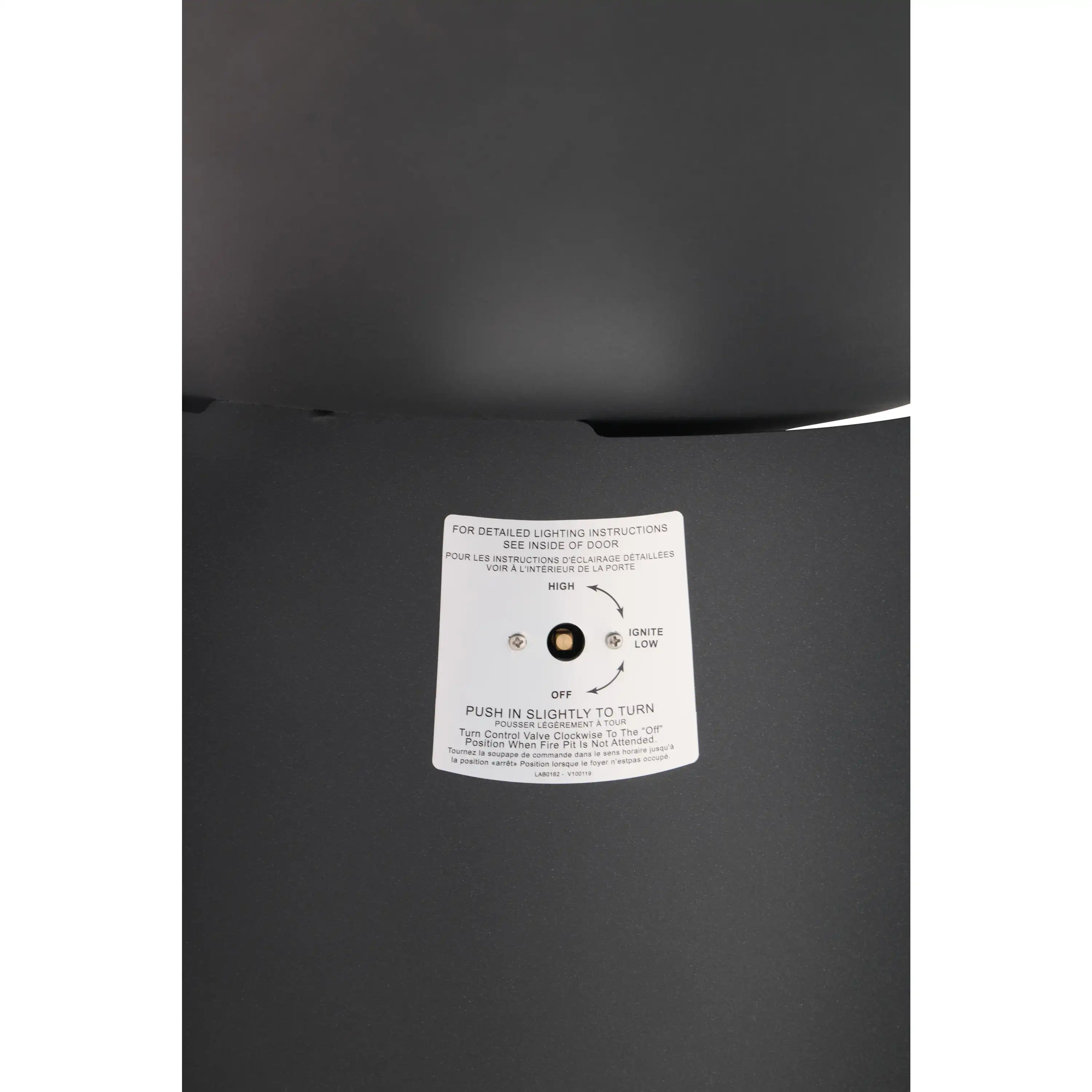 36" Basso Chat Steel Fire Table - Image 14