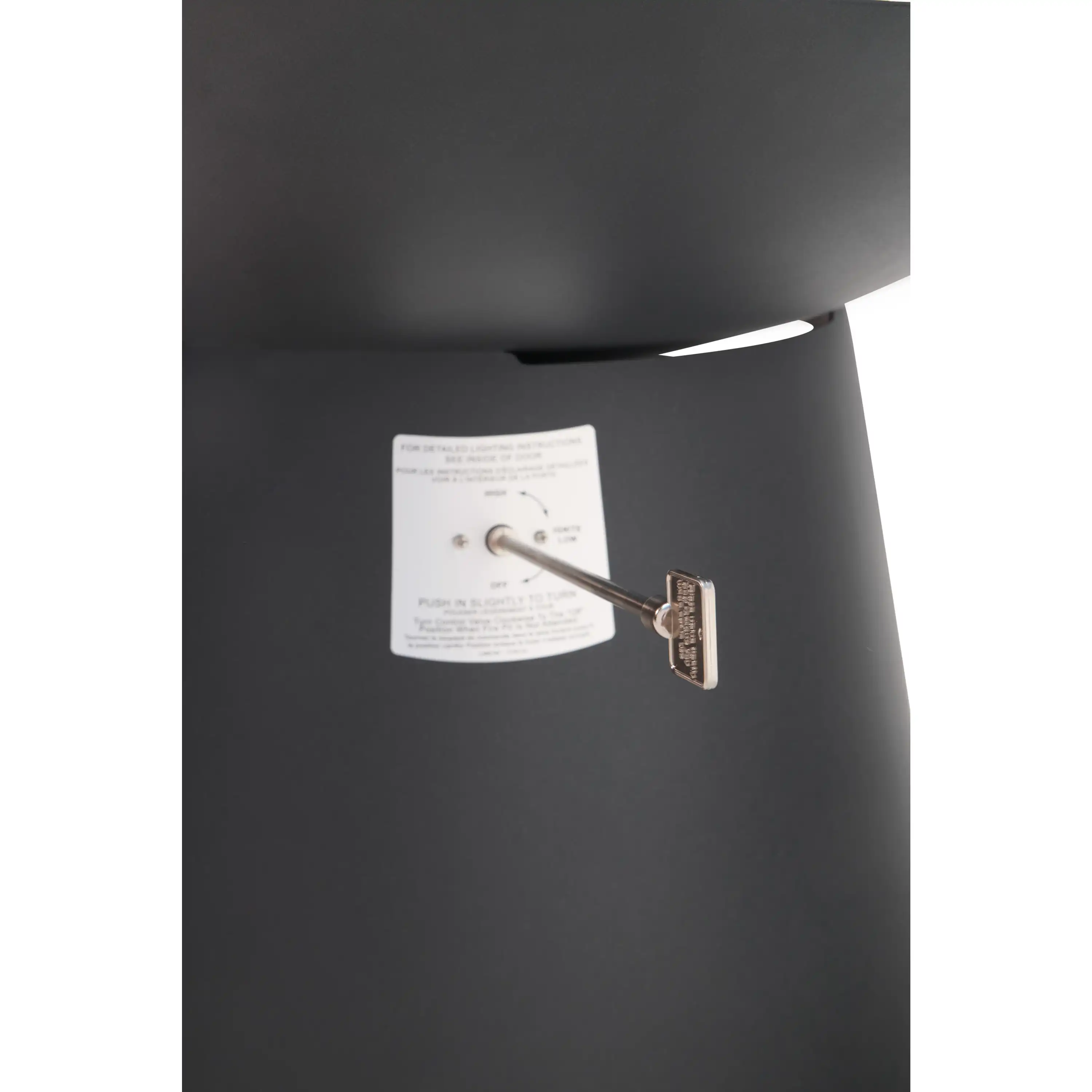 36" Basso Chat Steel Fire Table - Image 15