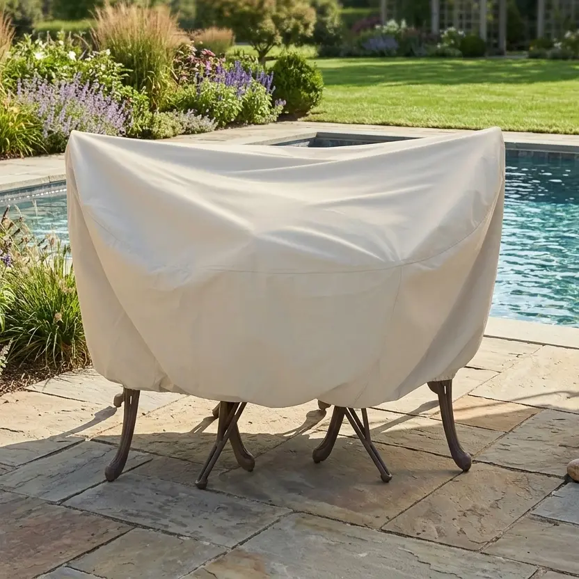 36" Round Complete Set Cover W/ Ties