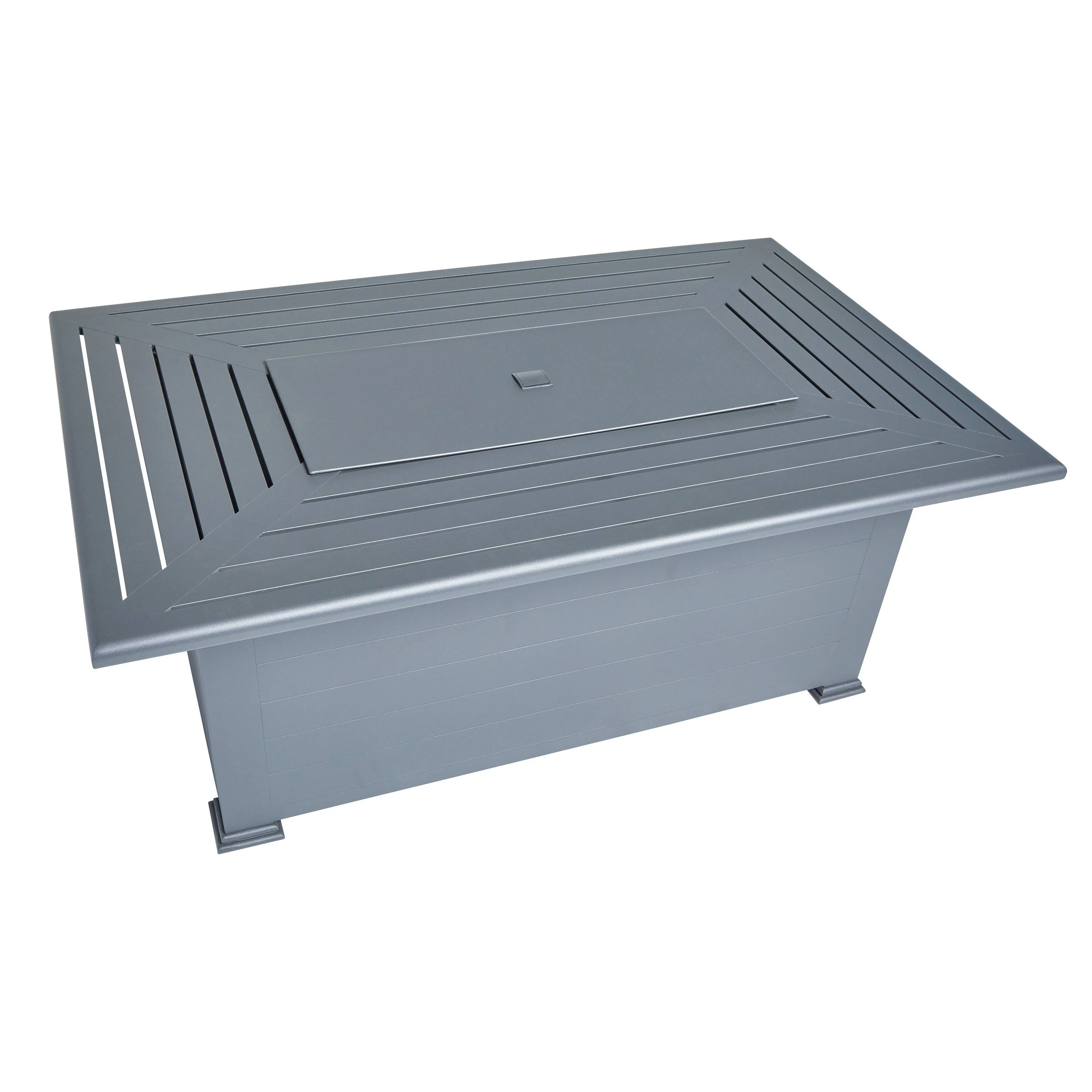 36"x58" Farnham Graphite Fire Table W/ Lid - Image 10