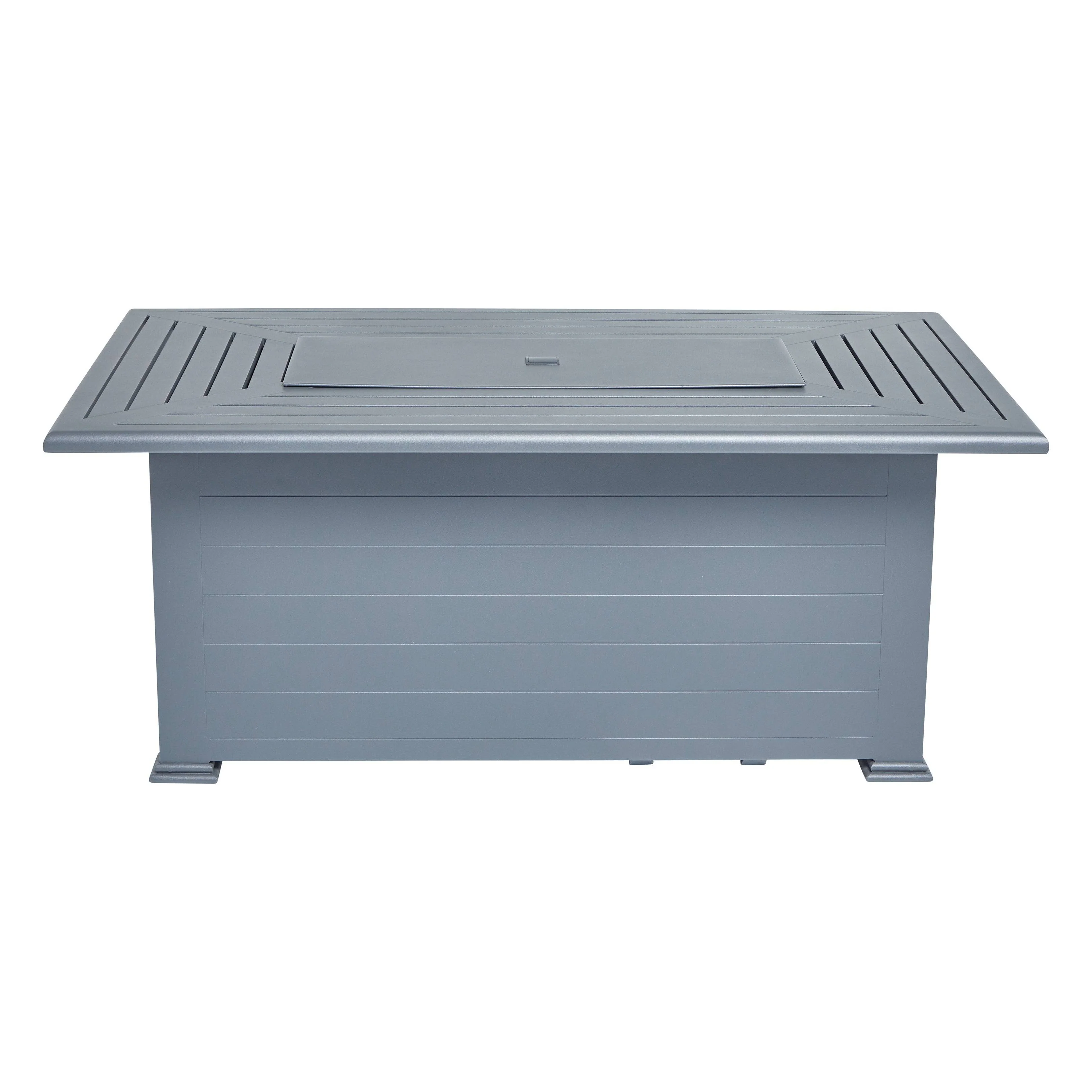 36"x58" Farnham Graphite Fire Table W/ Lid - Image 7