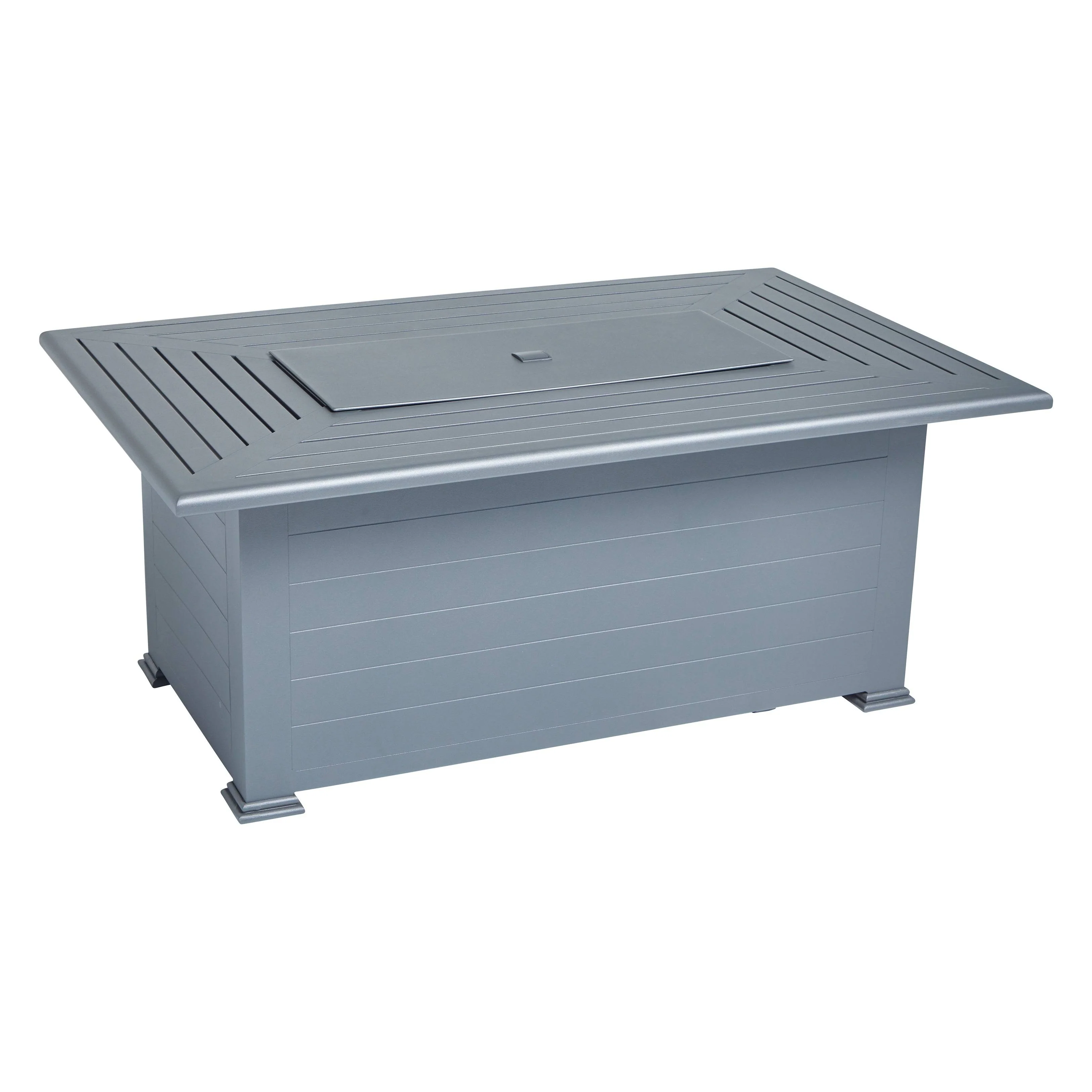 36"x58" Farnham Graphite Fire Table W/ Lid - Image 9