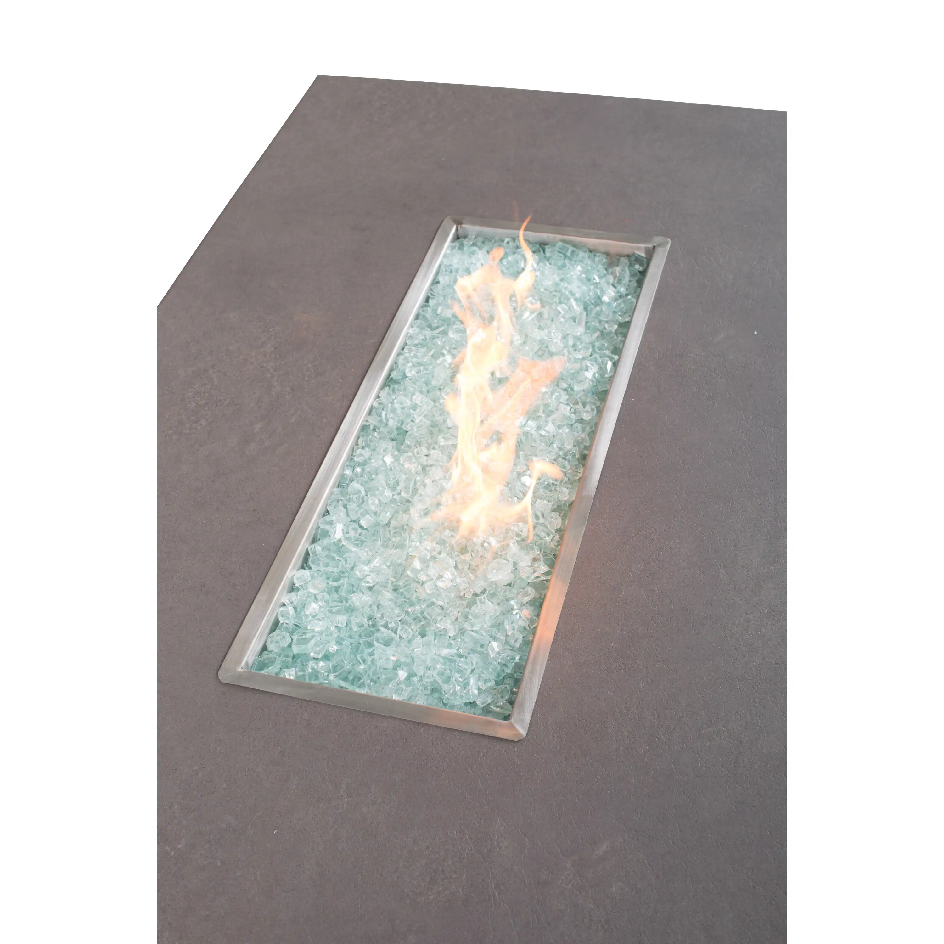 36"x58" Faux Concrete Fire Table W/ Lid - Image 8