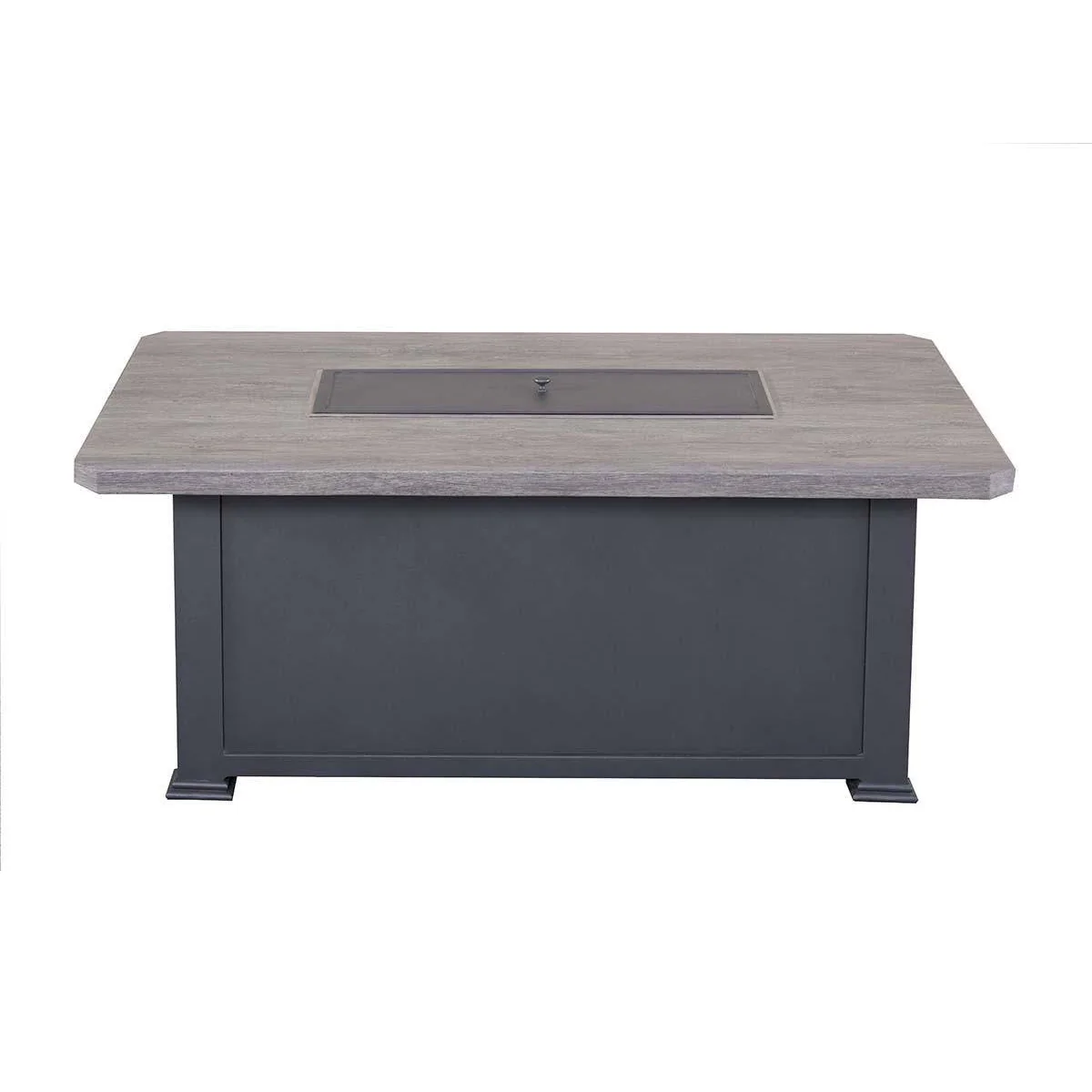 36"x58" Graphite Erie Etch Fire Table W/ Lid - Image 5
