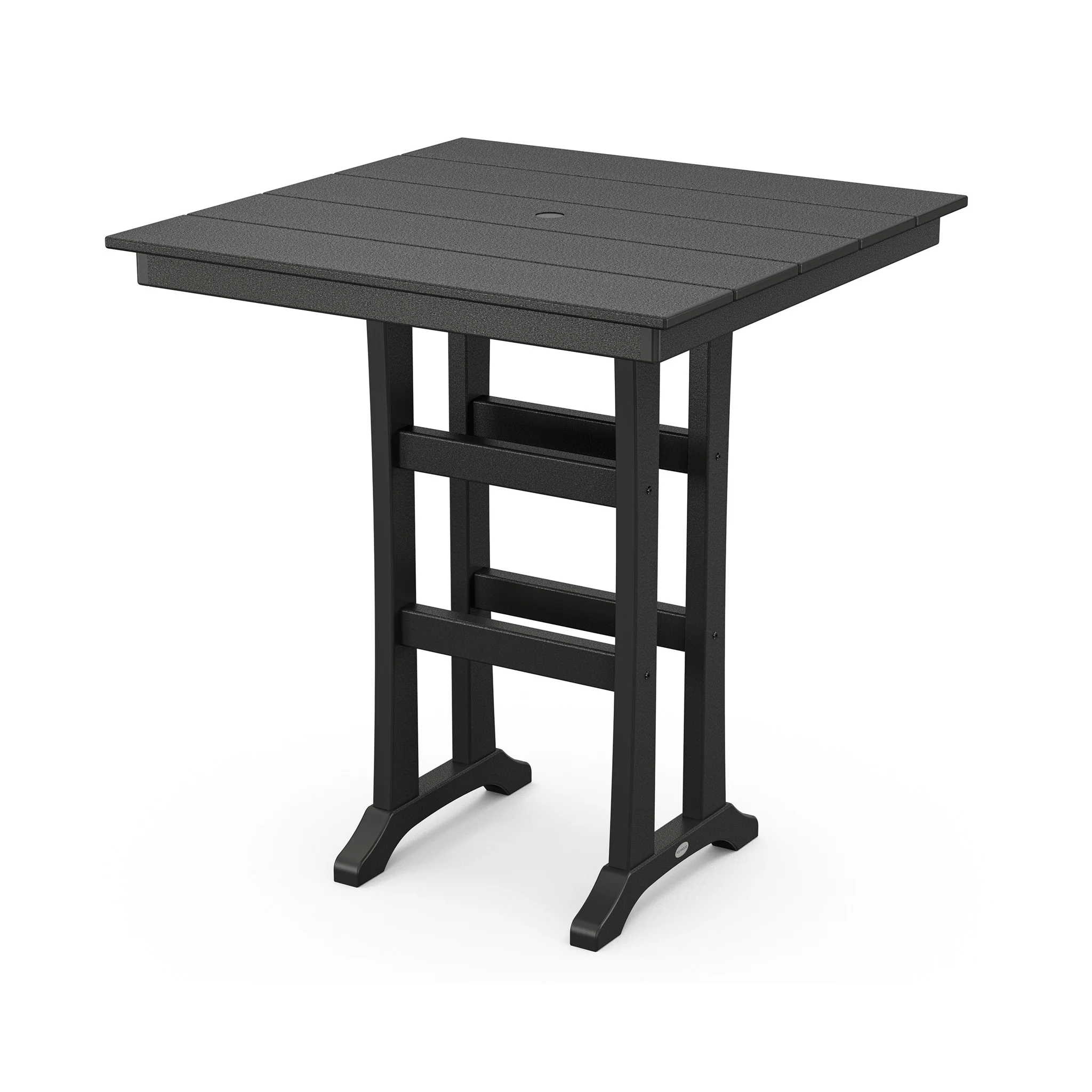 37" Farmhouse Trestle Bar Table - Image 4