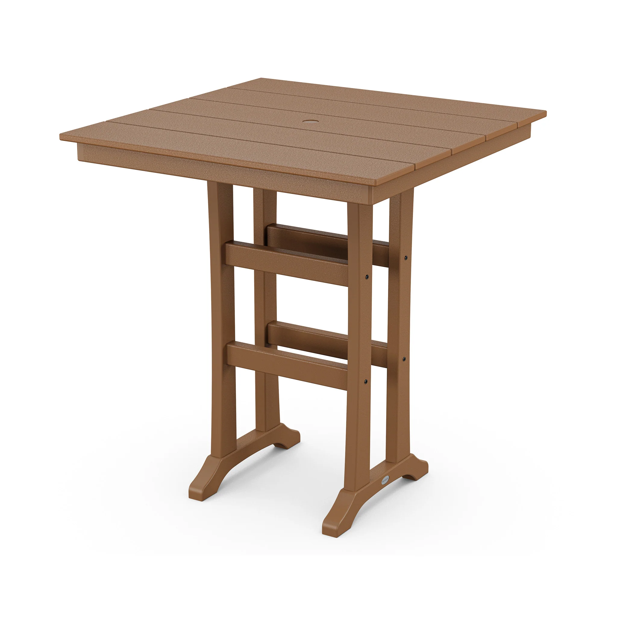37" Farmhouse Trestle Bar Table - Image 5