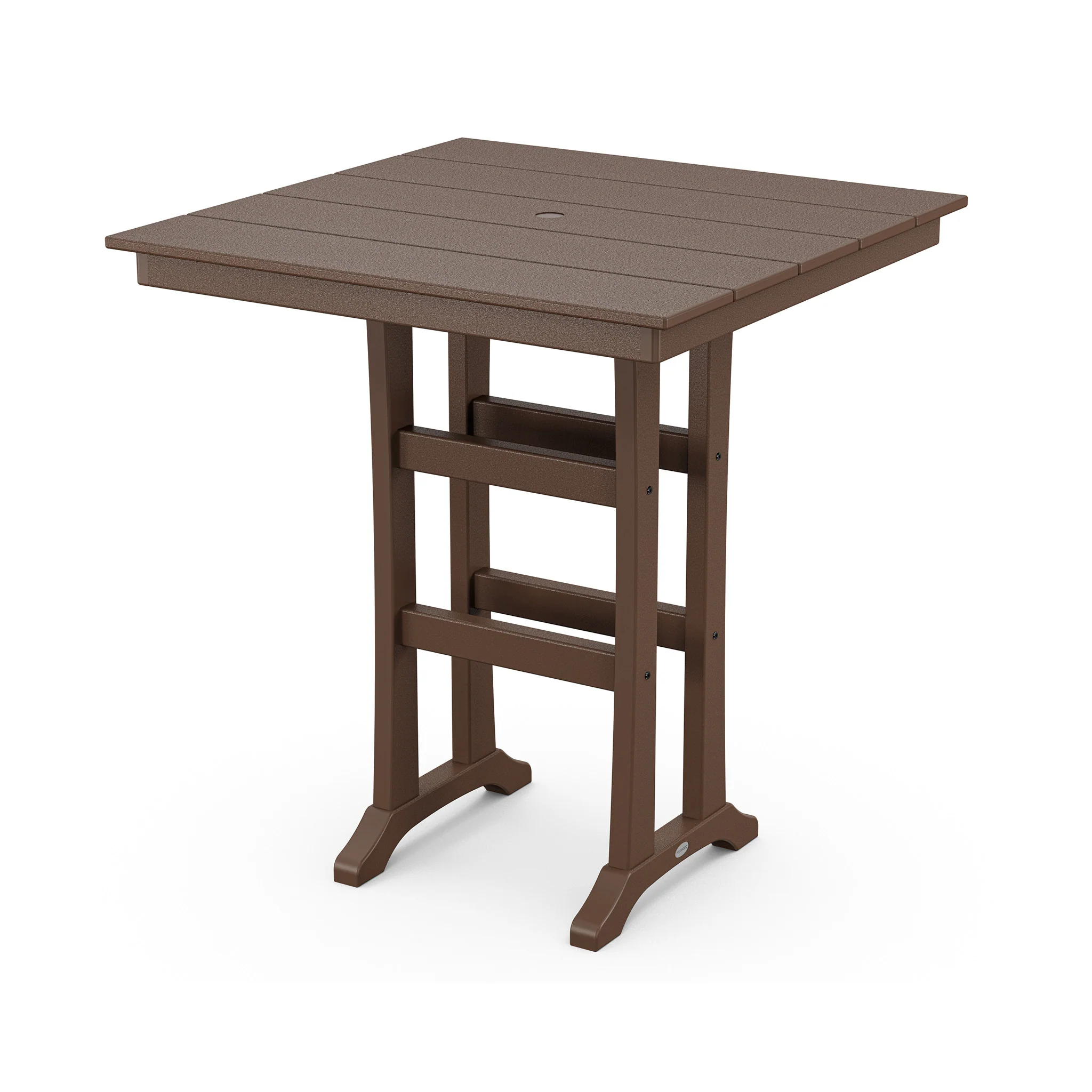 37" Farmhouse Trestle Bar Table - Image 6