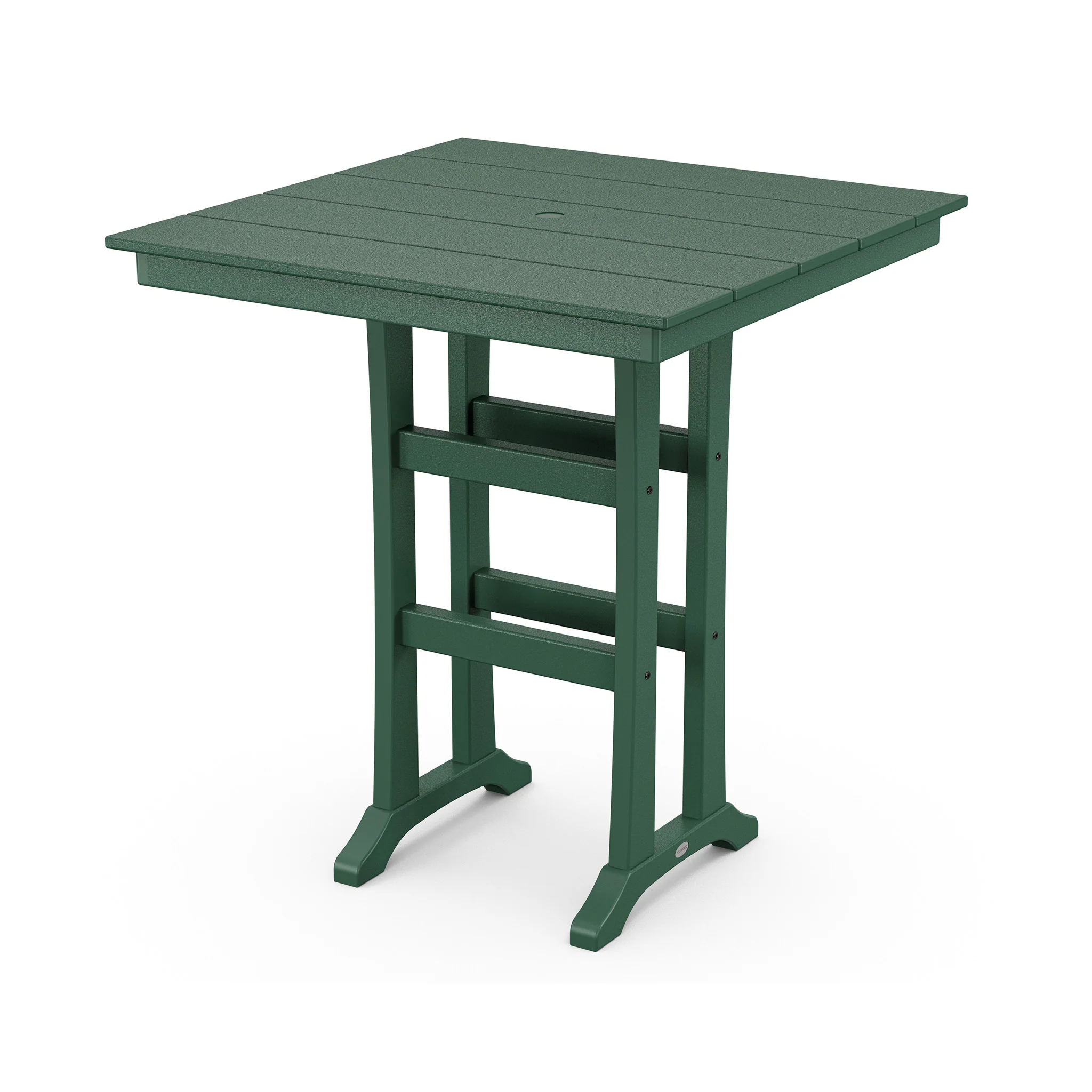 37" Farmhouse Trestle Bar Table - Image 7