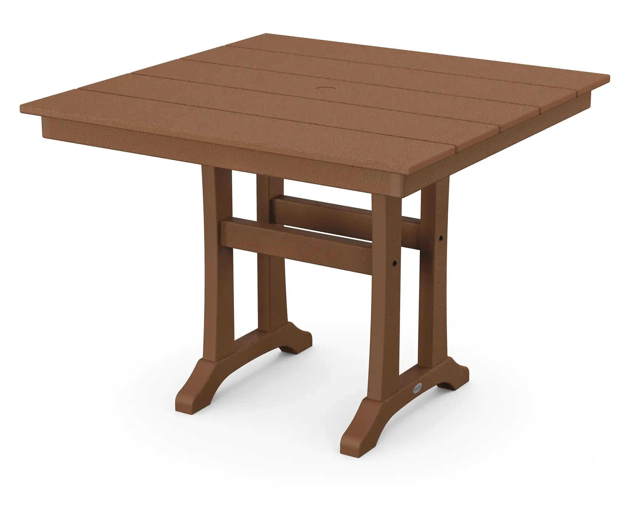 37" Farmhouse Trestle Dining Table - Image 5