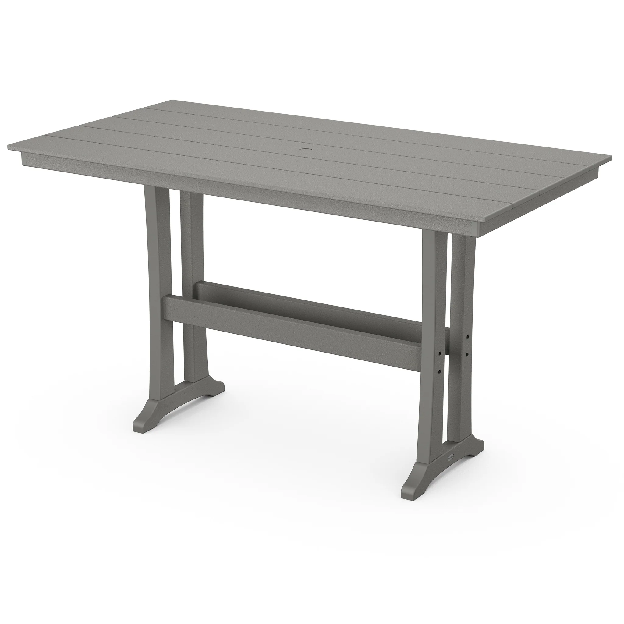37"x72" Farmhouse Trestle Bar Table - Image 3