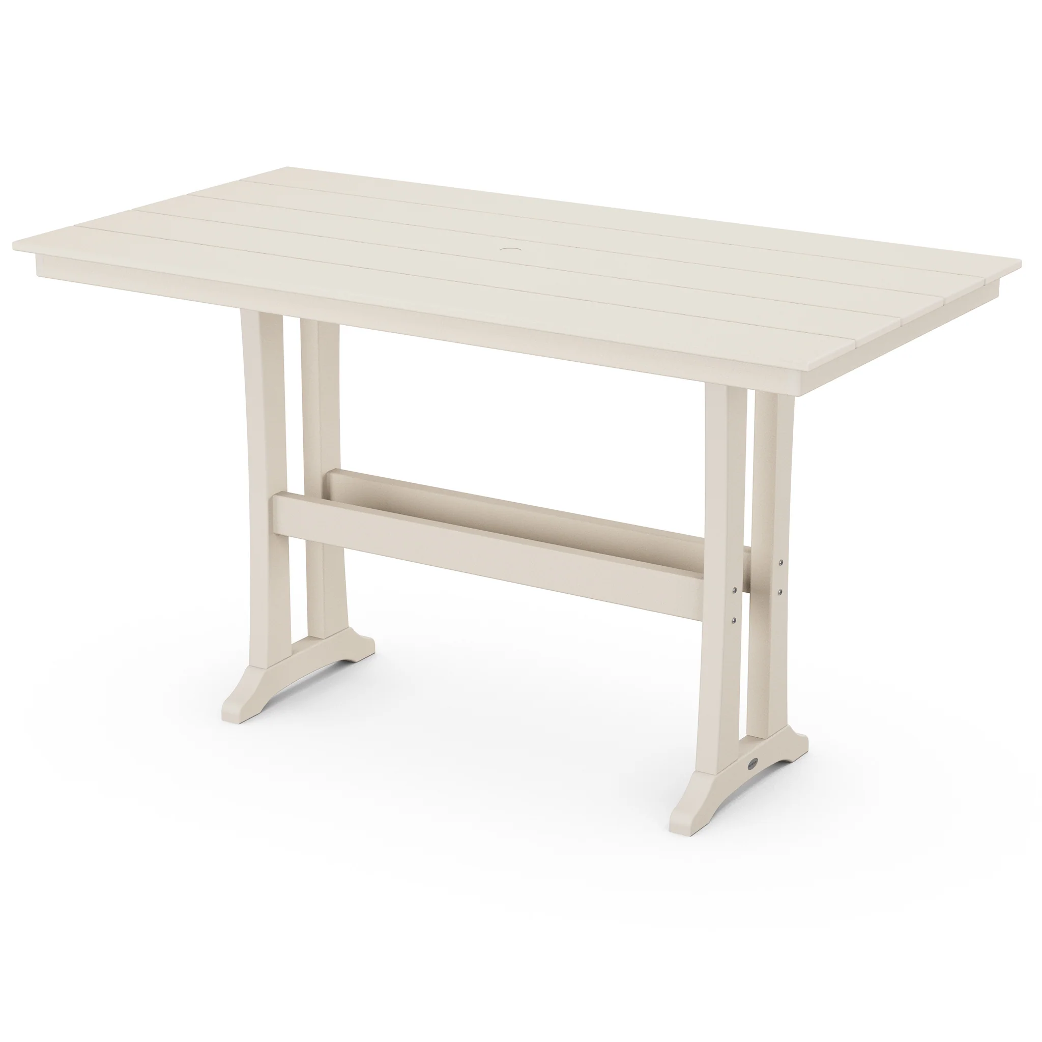 37"x72" Farmhouse Trestle Bar Table - Image 8
