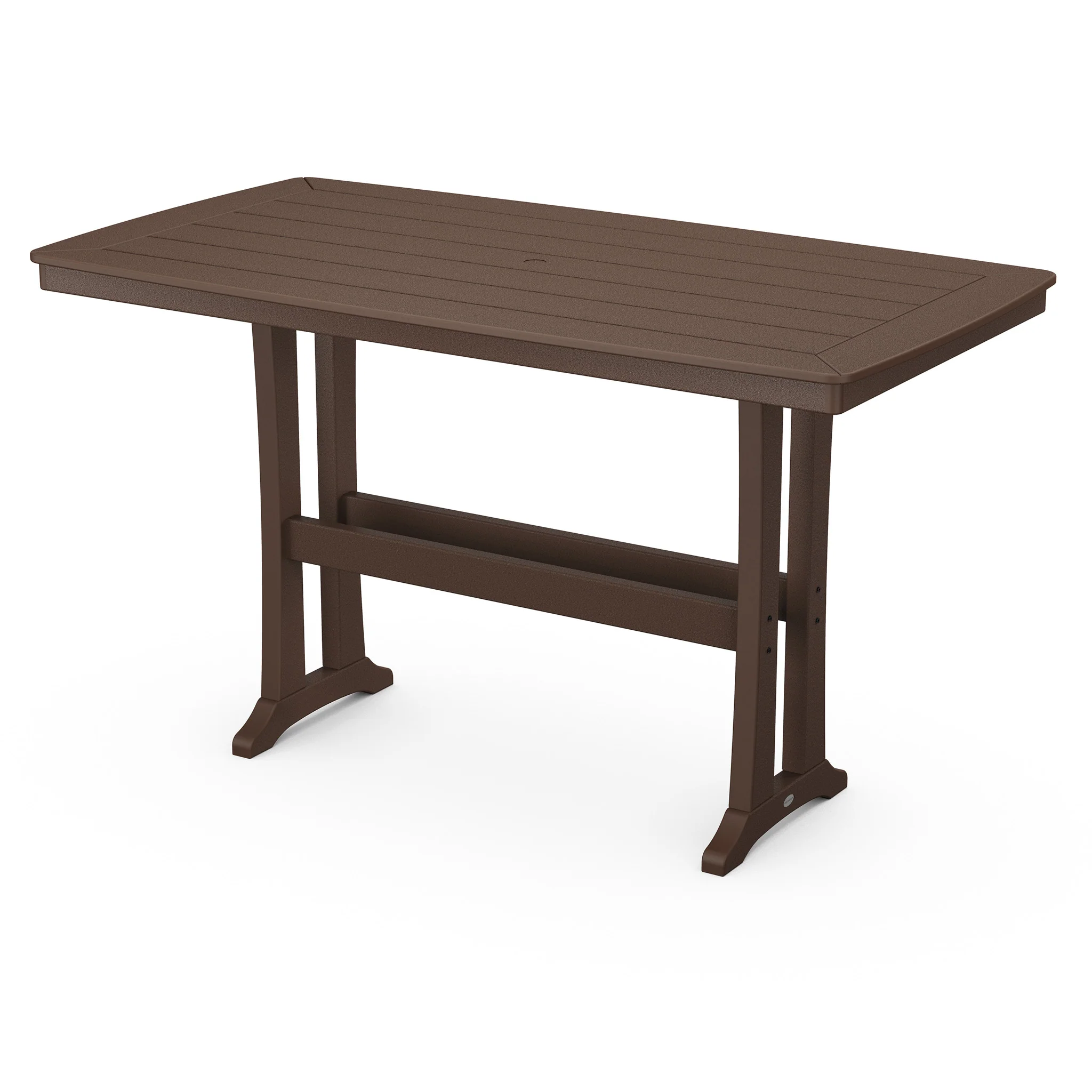38"x73" Nautical Trestle Bar Table - Image 6