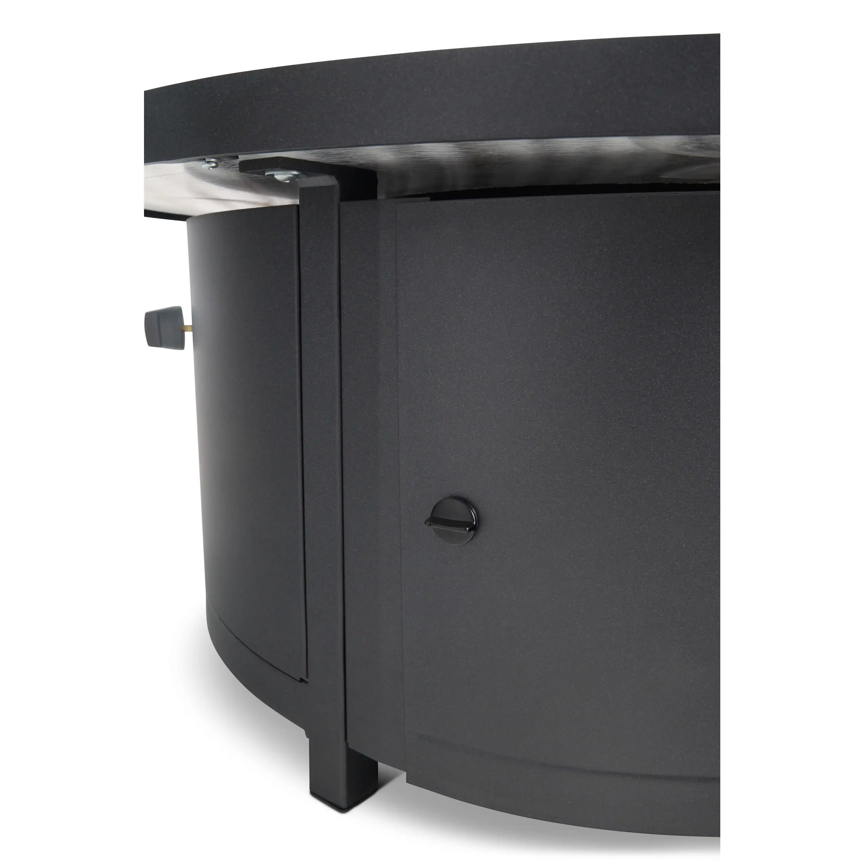 42" Capri Summit Grey Fire Table W/ Lid - Image 10