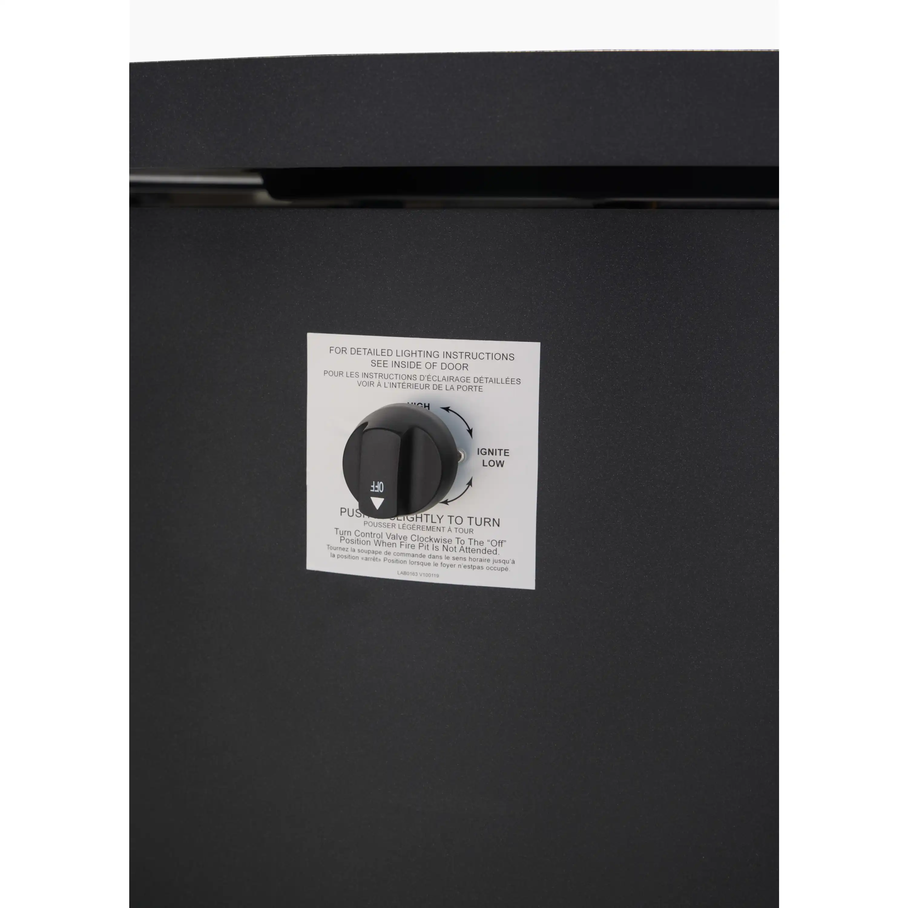 42" Capri Summit Grey Fire Table W/ Lid - Image 11