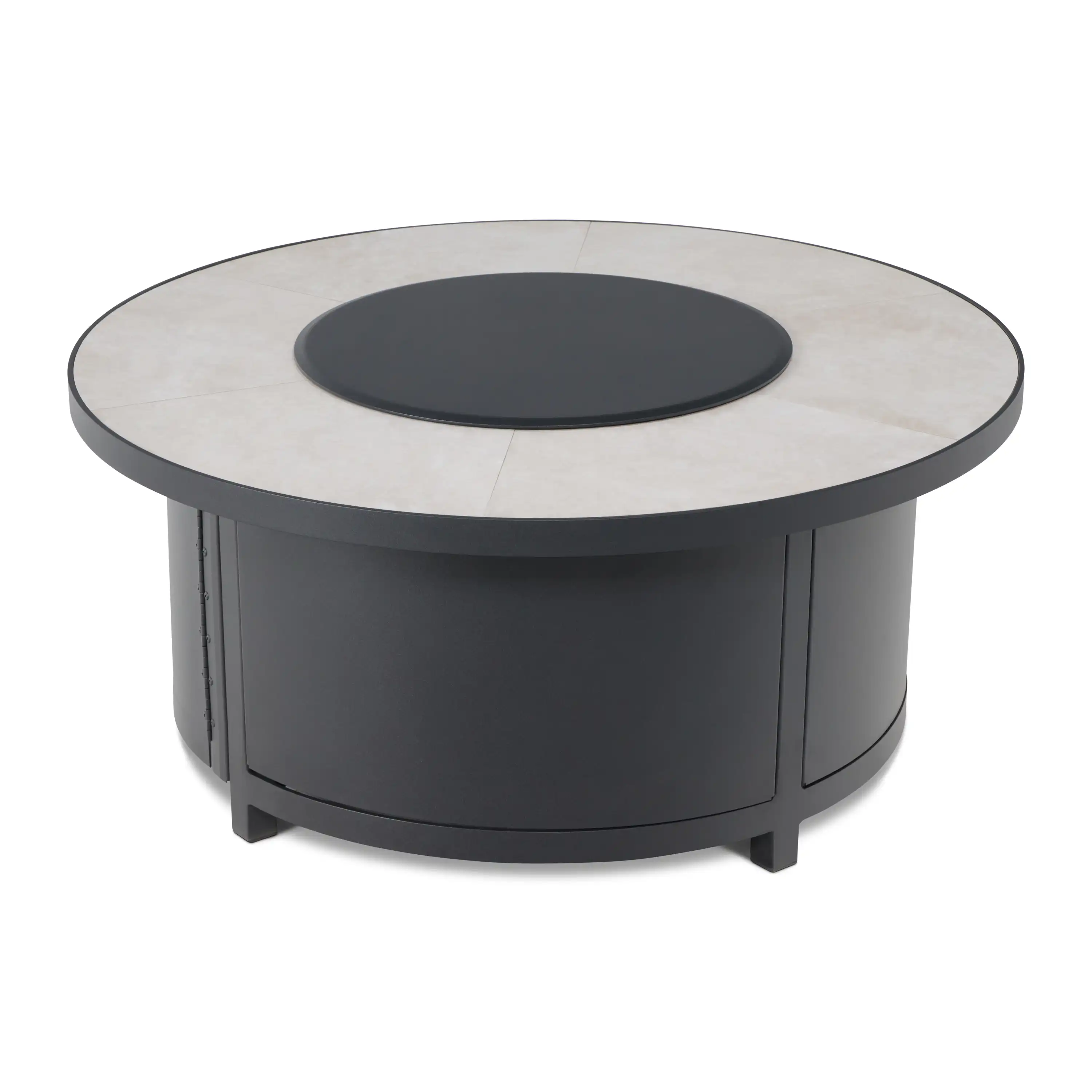 42" Capri Summit Grey Fire Table W/ Lid - Image 6