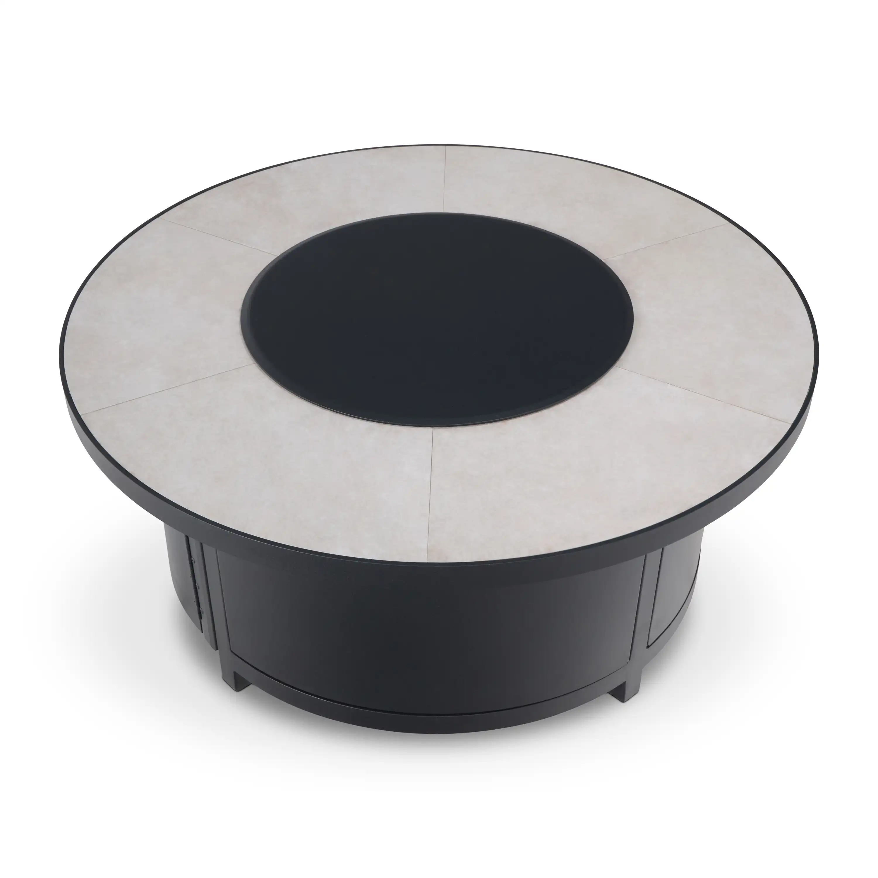 42" Capri Summit Grey Fire Table W/ Lid - Image 7