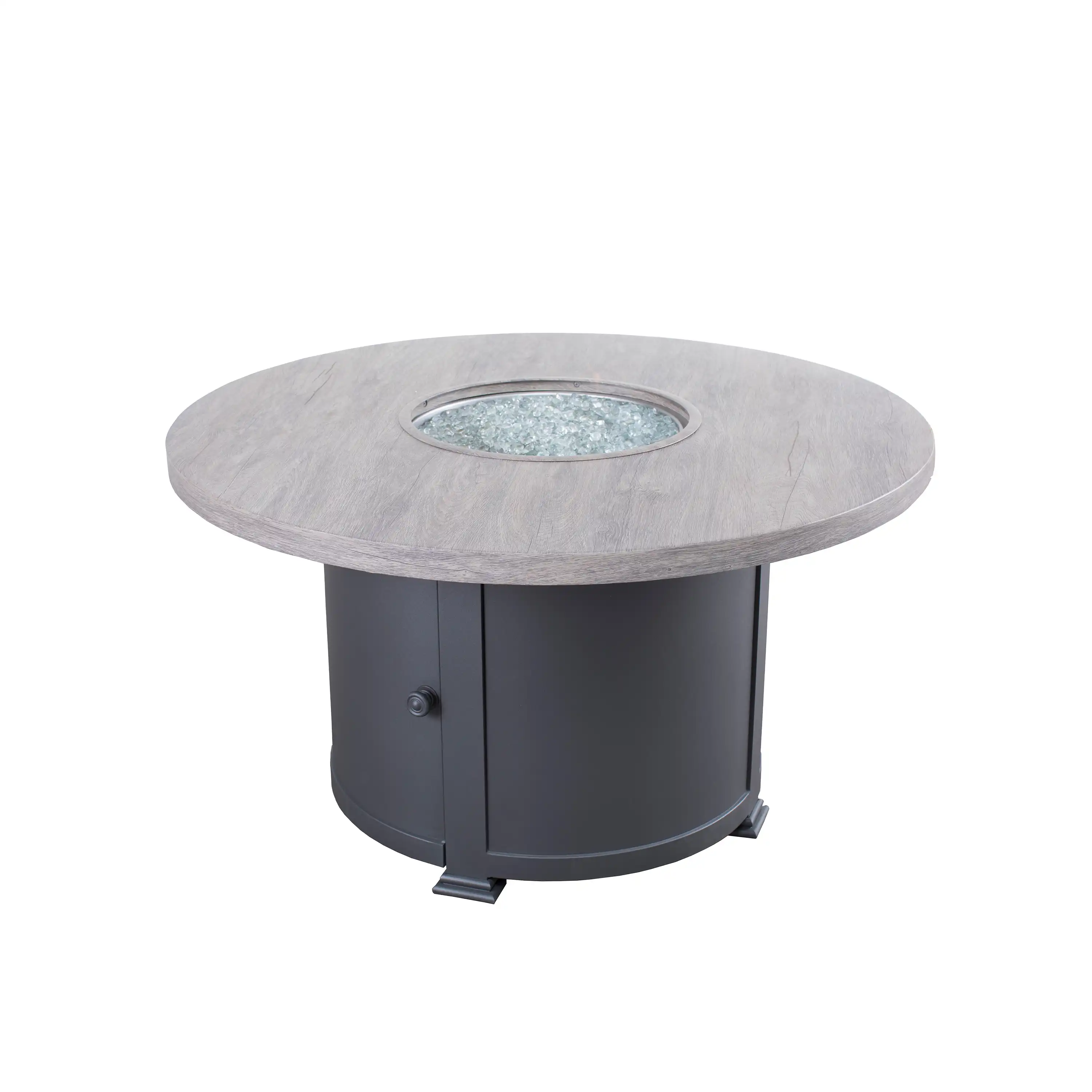 42" Grey Erie Etch Fire Table W/ Lid - Image 4