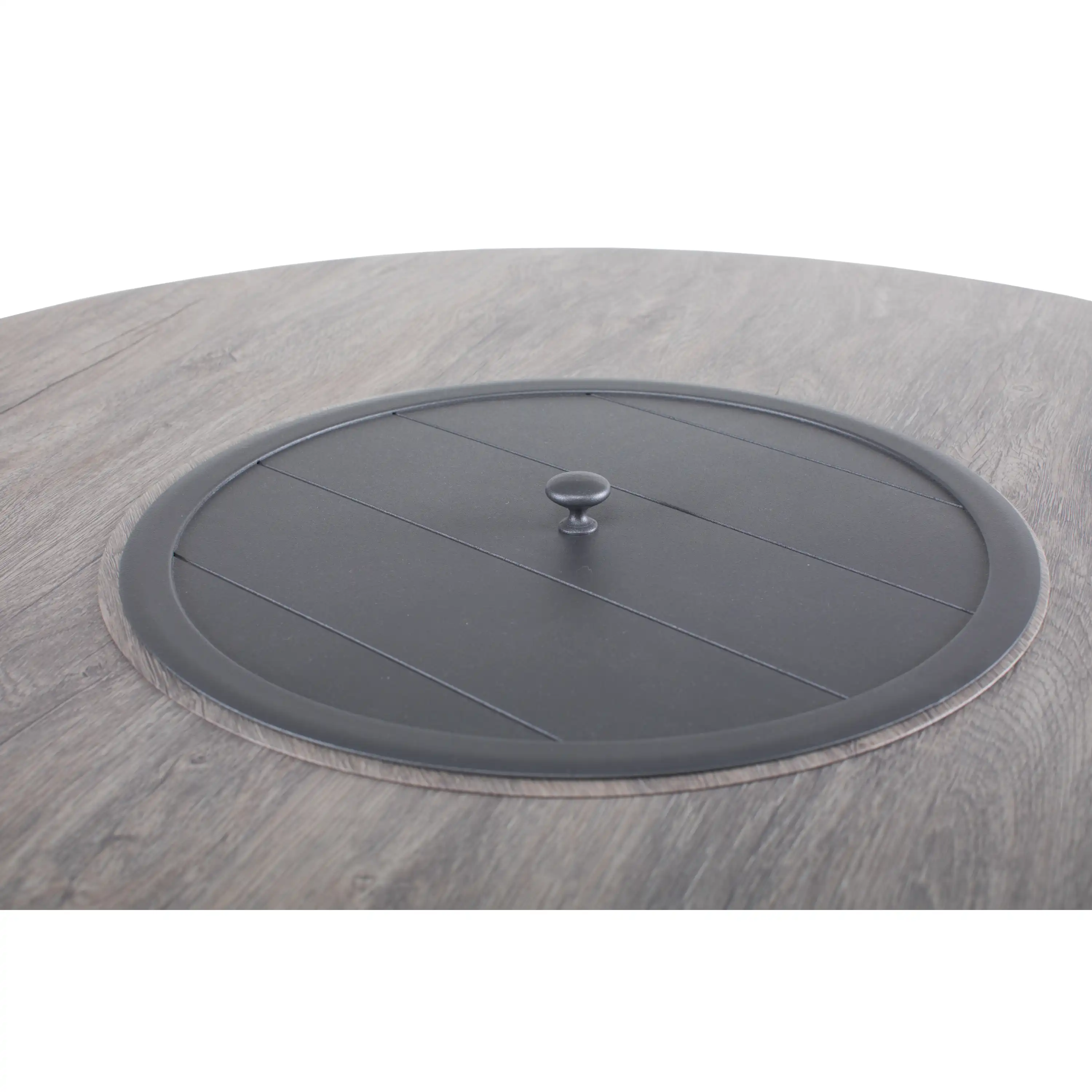 42" Grey Erie Etch Fire Table W/ Lid - Image 6
