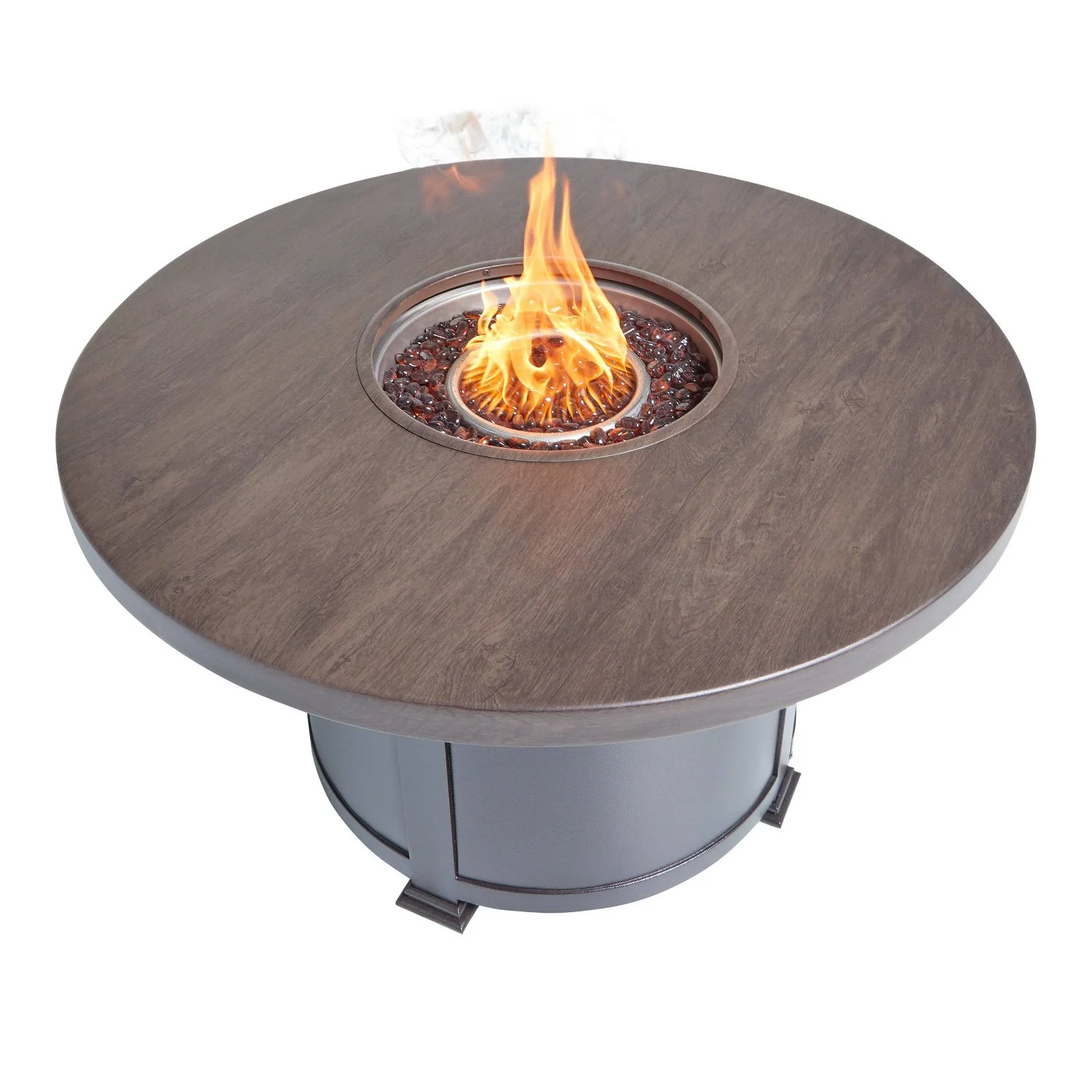 42" Scoria Barn Wood Fire Table W/ Lid - Image 3