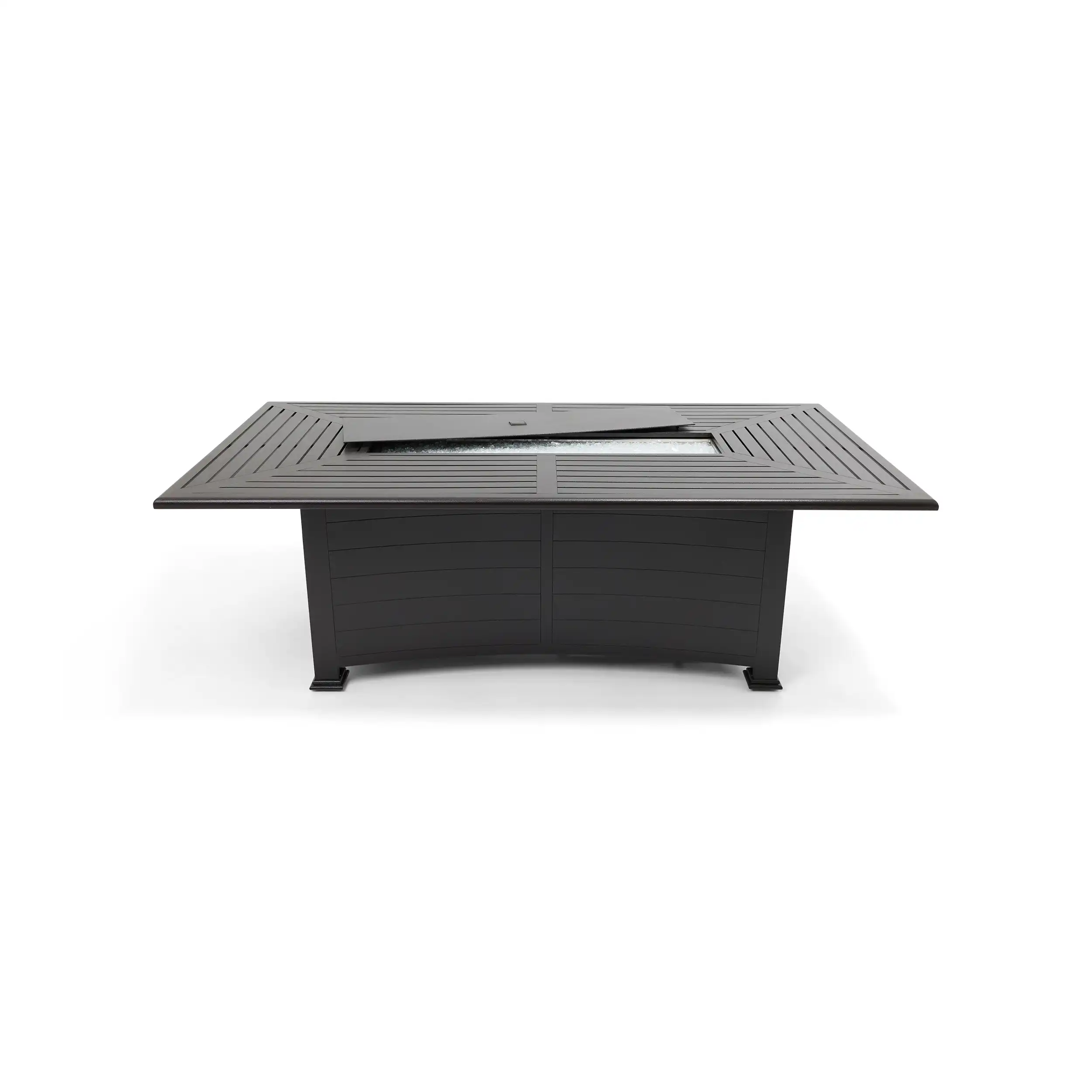 44"x84" Farnham Scoria Fire Dining Table W/ Lid - Image 13