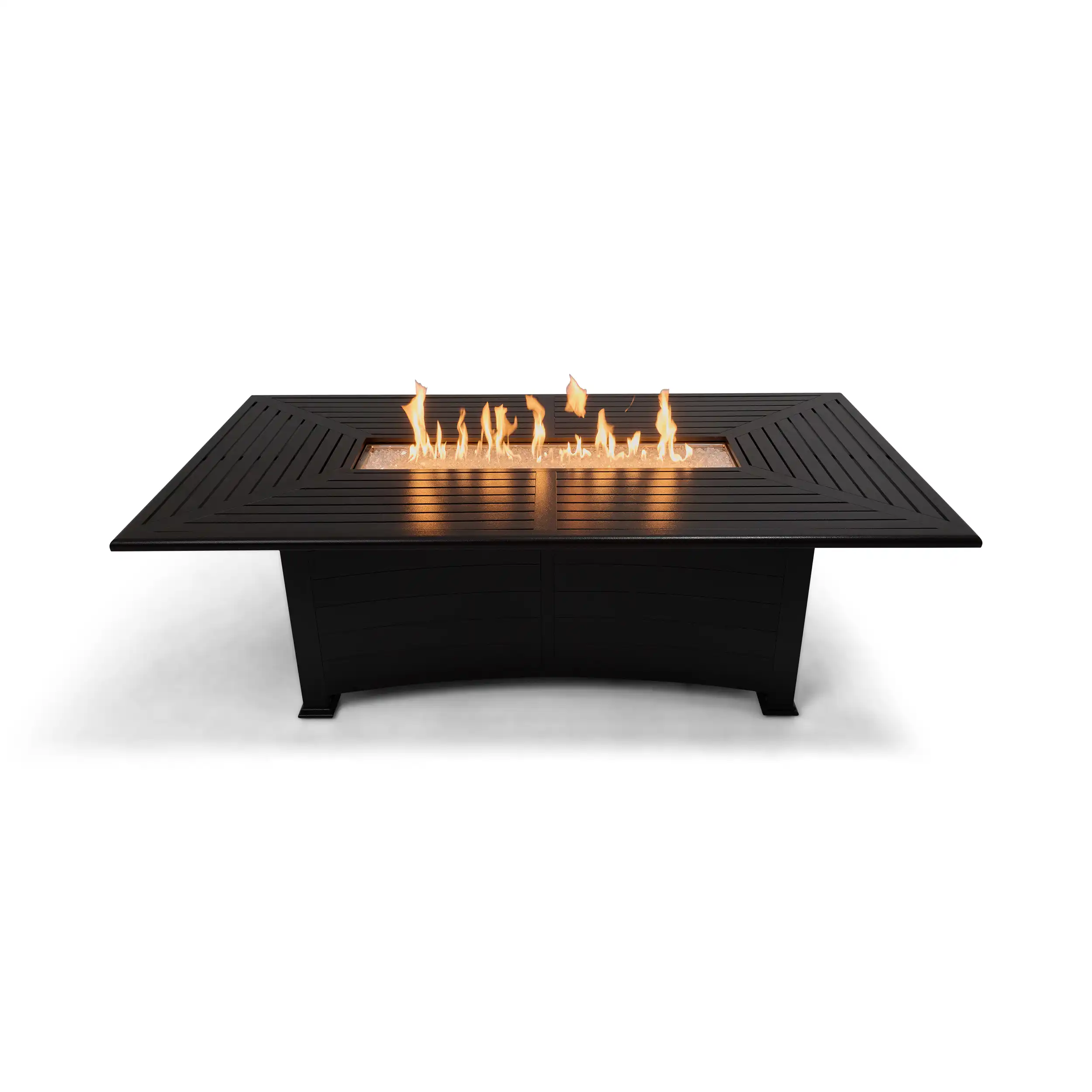 44"x84" Farnham Scoria Fire Dining Table W/ Lid - Image 4