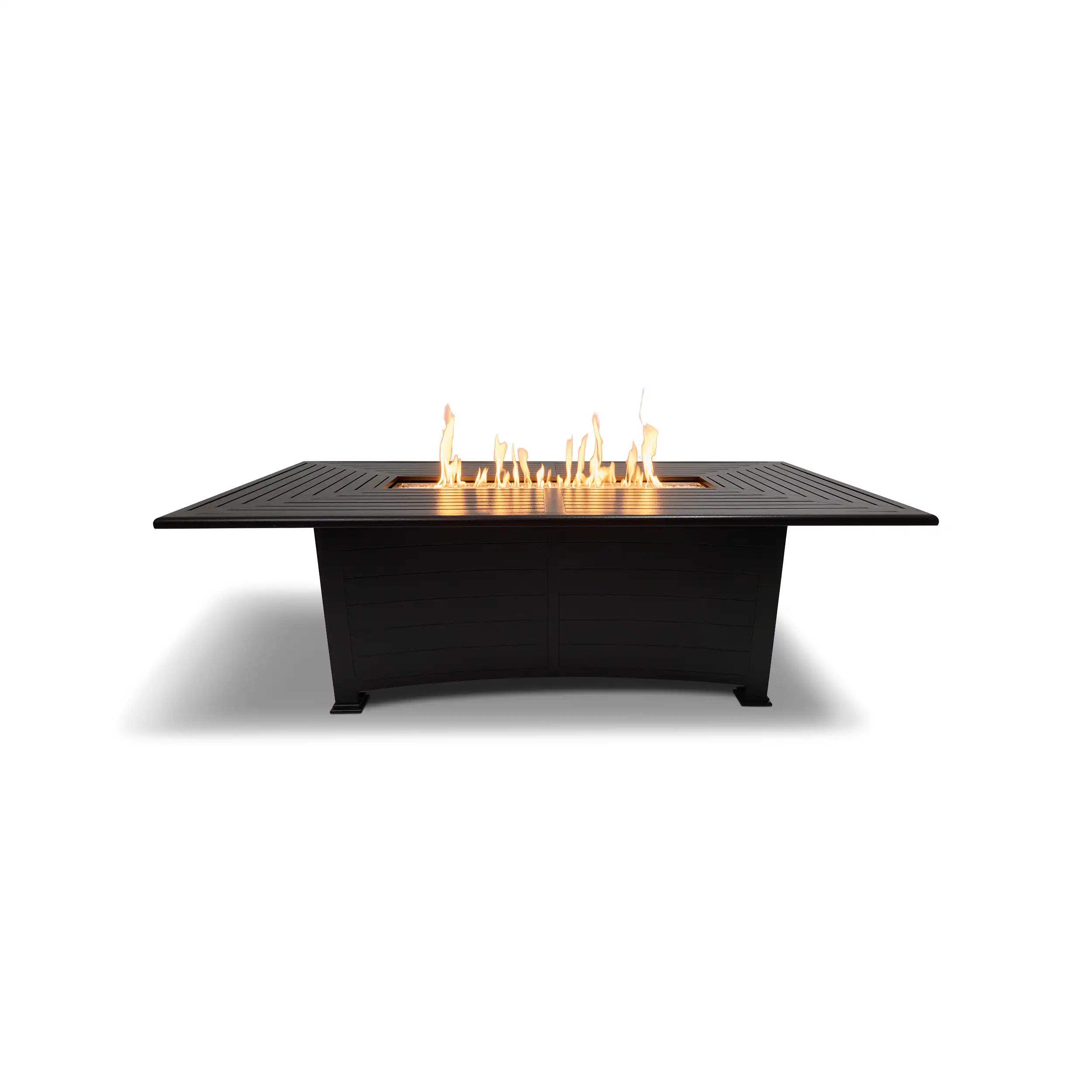 44"x84" Farnham Scoria Fire Dining Table W/ Lid - Image 5
