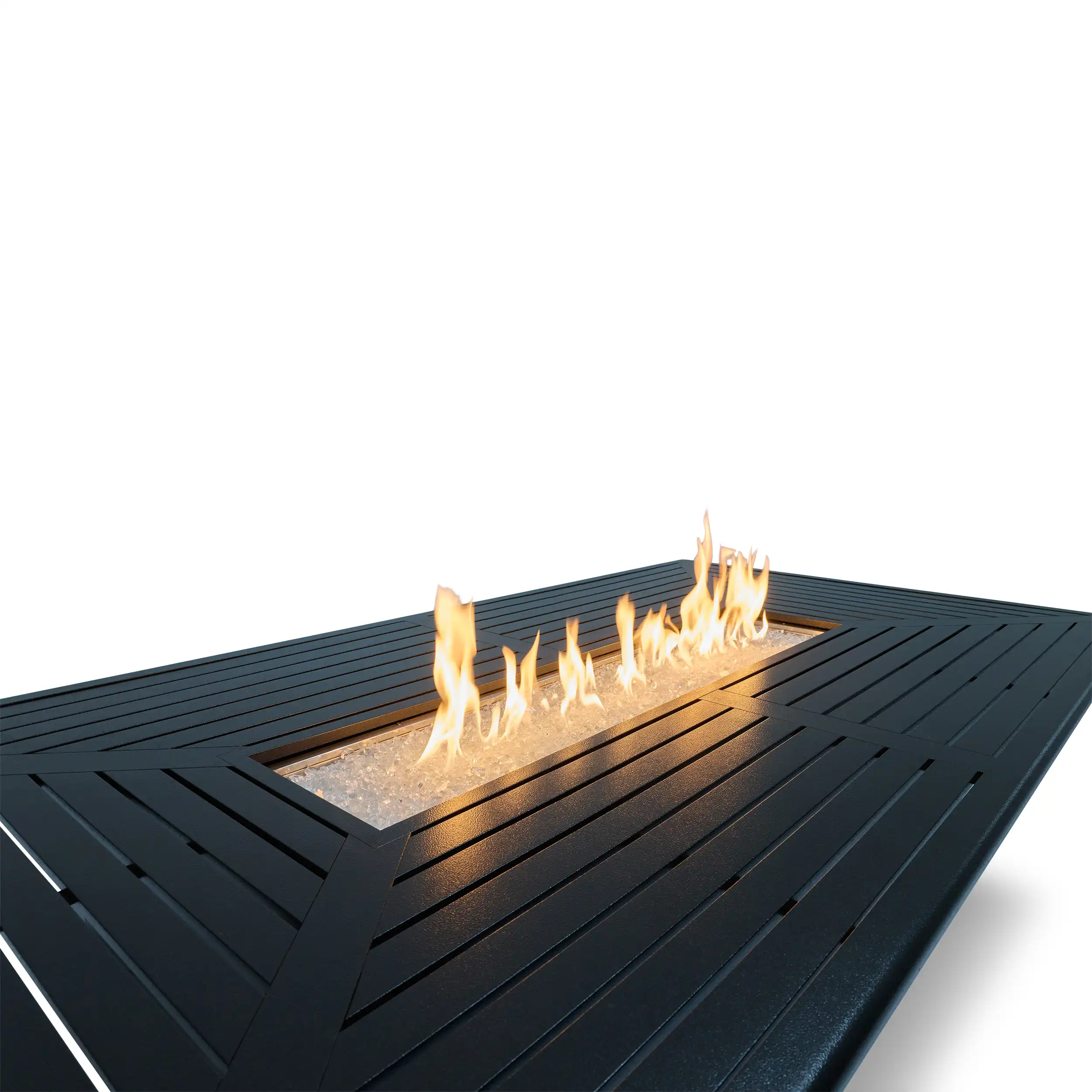 44"x84" Farnham Scoria Fire Dining Table W/ Lid - Image 7