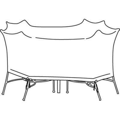 48" Round Complete Set Cover W/ Ties - Image 4