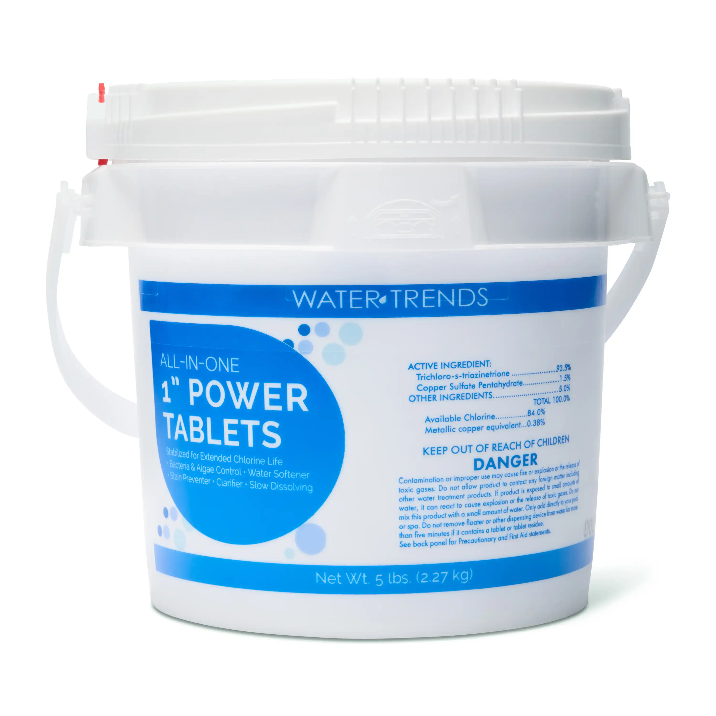 5 lbs. Of WATER TRENDS 6-in-1-1" Power Tablets