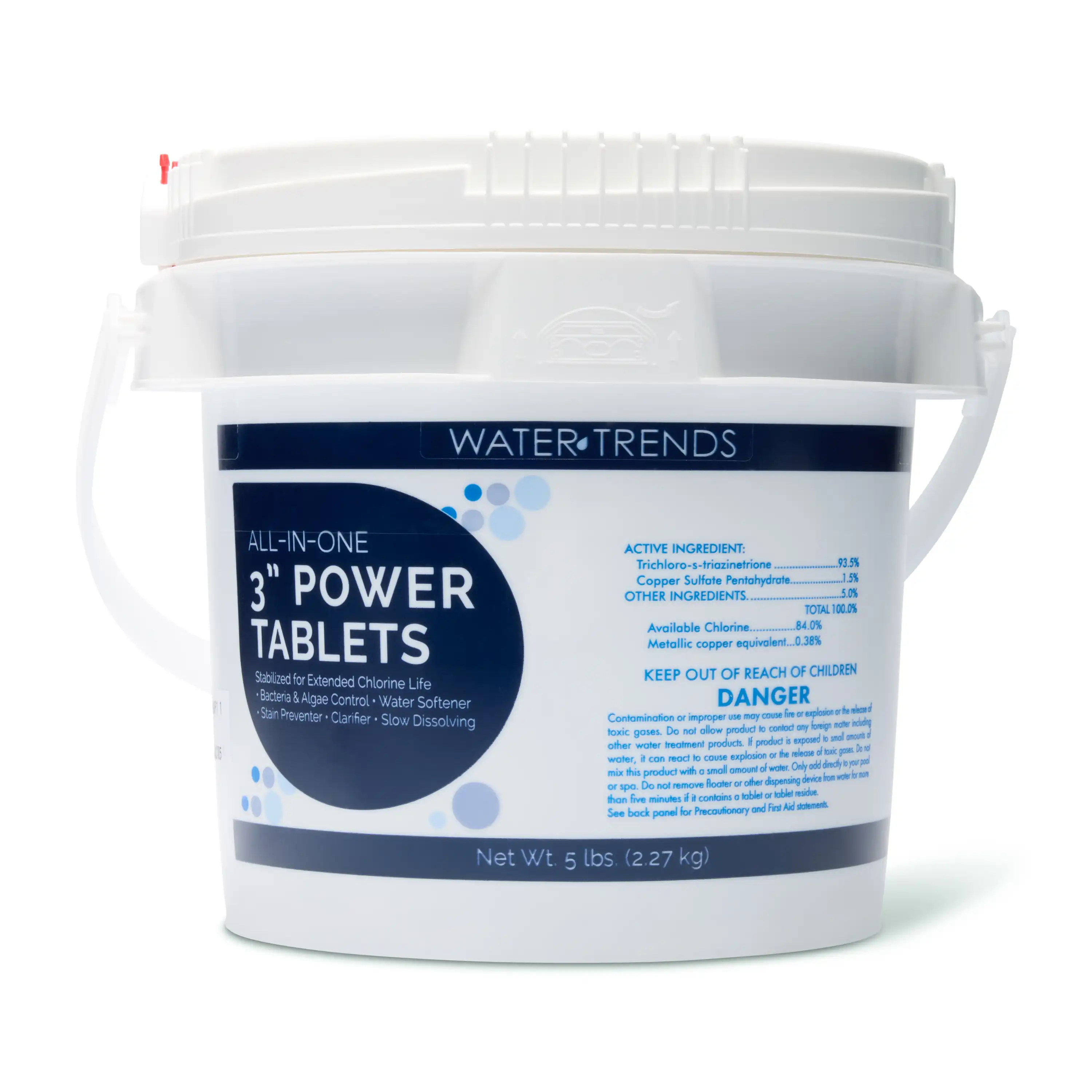 5 lbs. Of WATER TRENDS 6-in-1-3" Power Tabs