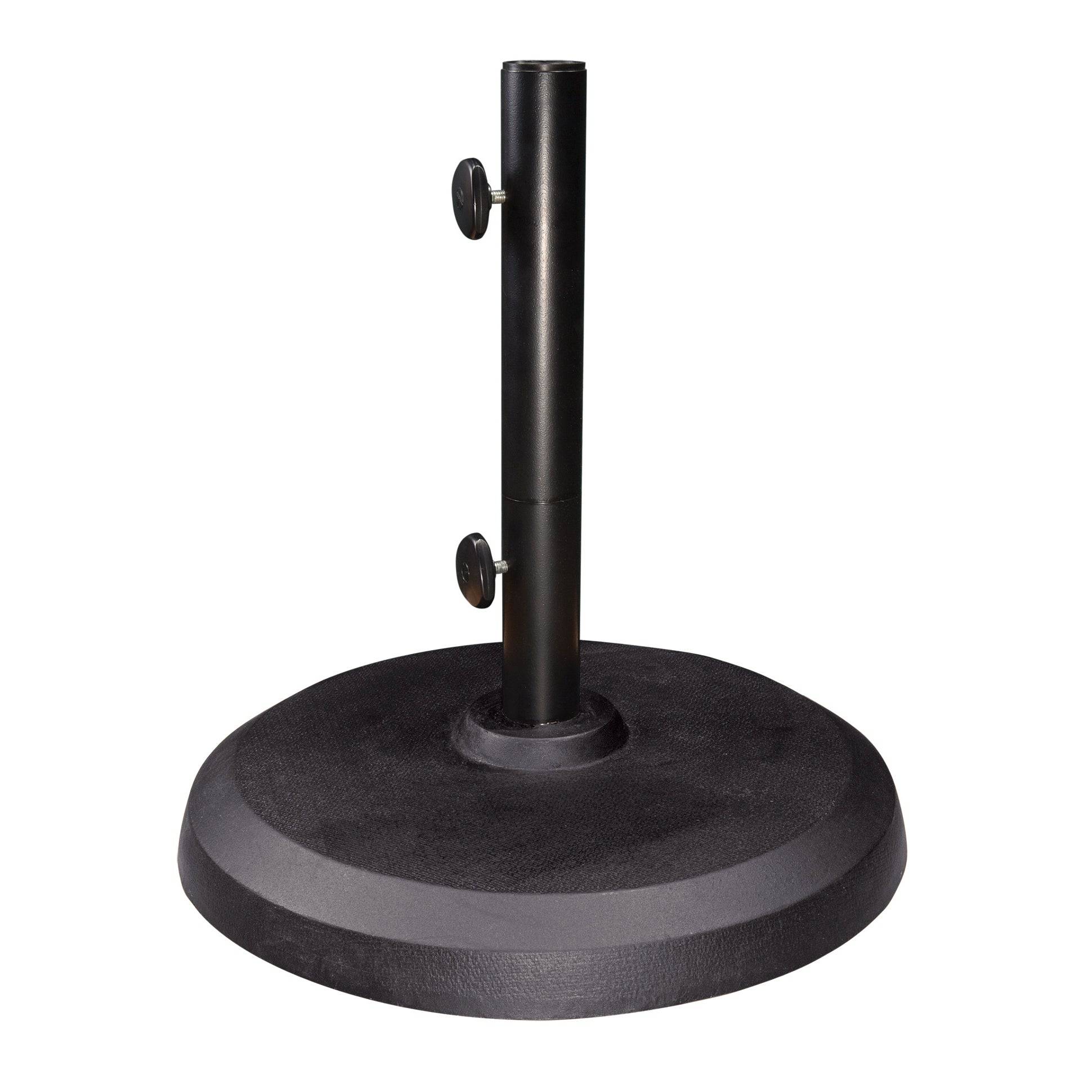 50 lbs. Designer Cast Aluminum Umbrella Base - Black - Image 2