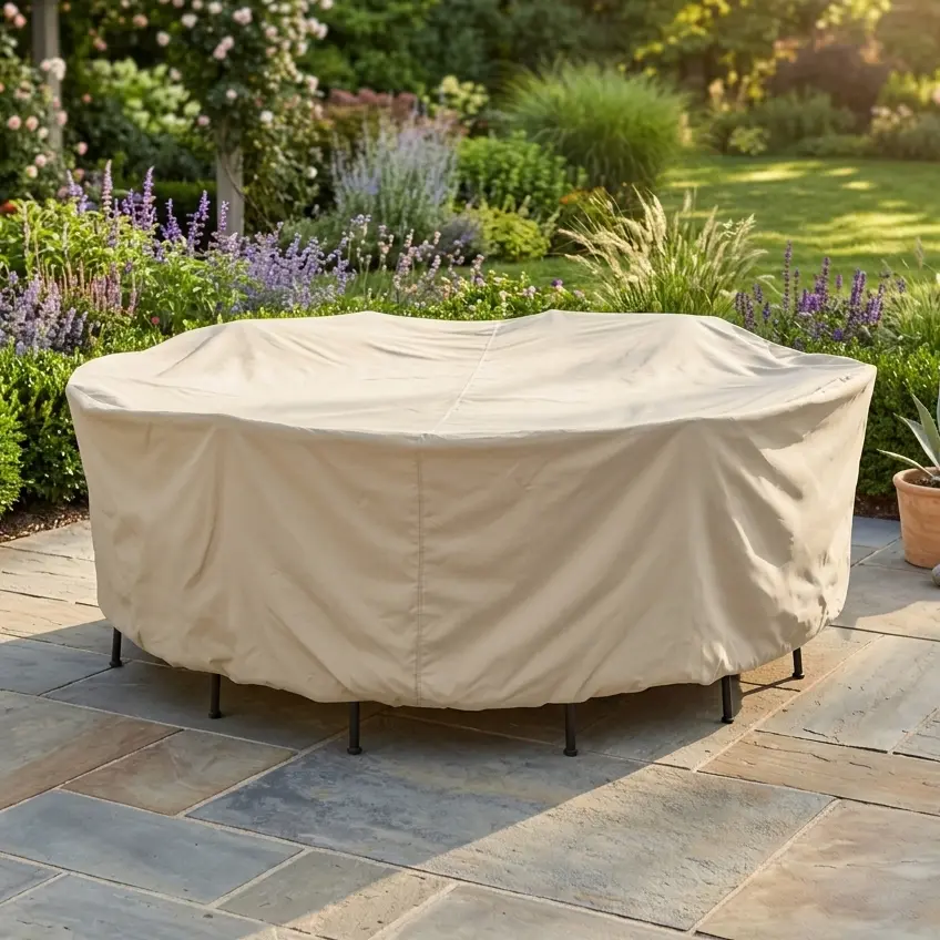 54" Round Complete Set Cover W/ Ties